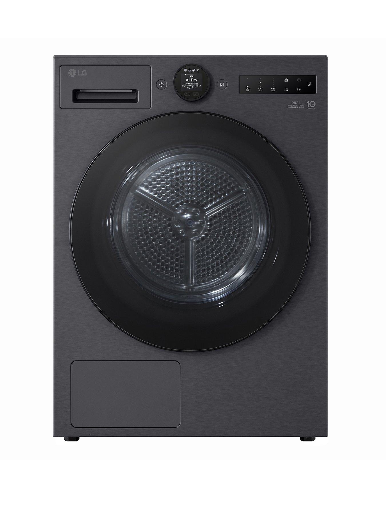 LG RHX7010TBB 10KG Turbo Dry Tumble Dryer essence matte black