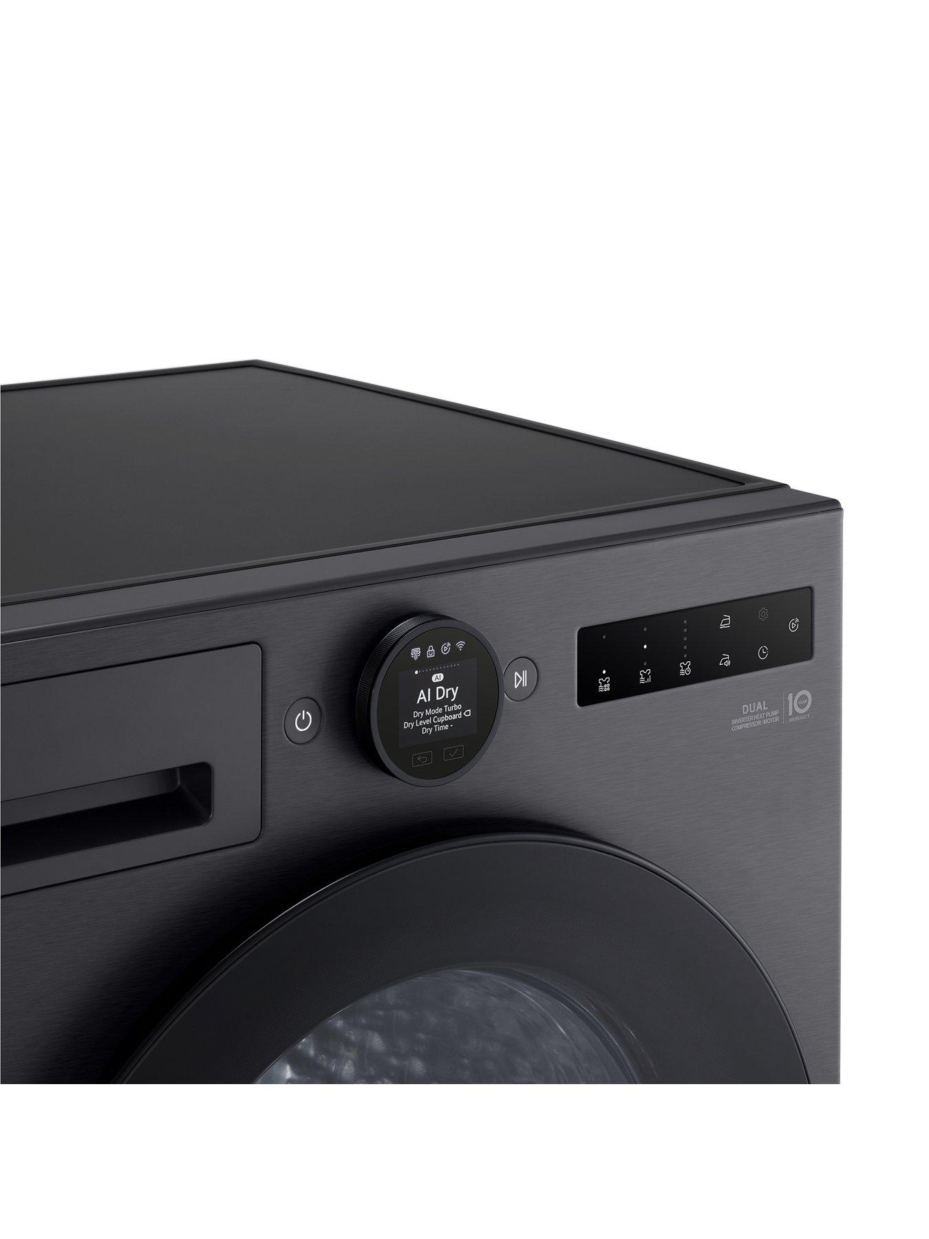 Image 3 of 7 of LG RHX7010TBB 10KG Turbo Dry Tumble Dryer essence matte black