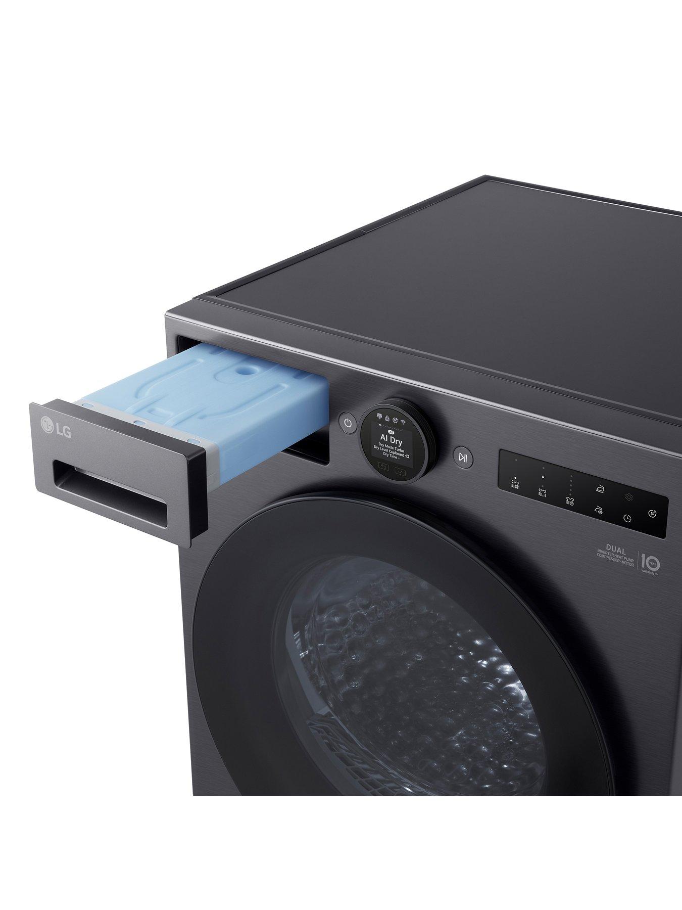 Image 6 of 7 of LG RHX7010TBB 10KG Turbo Dry Tumble Dryer essence matte black
