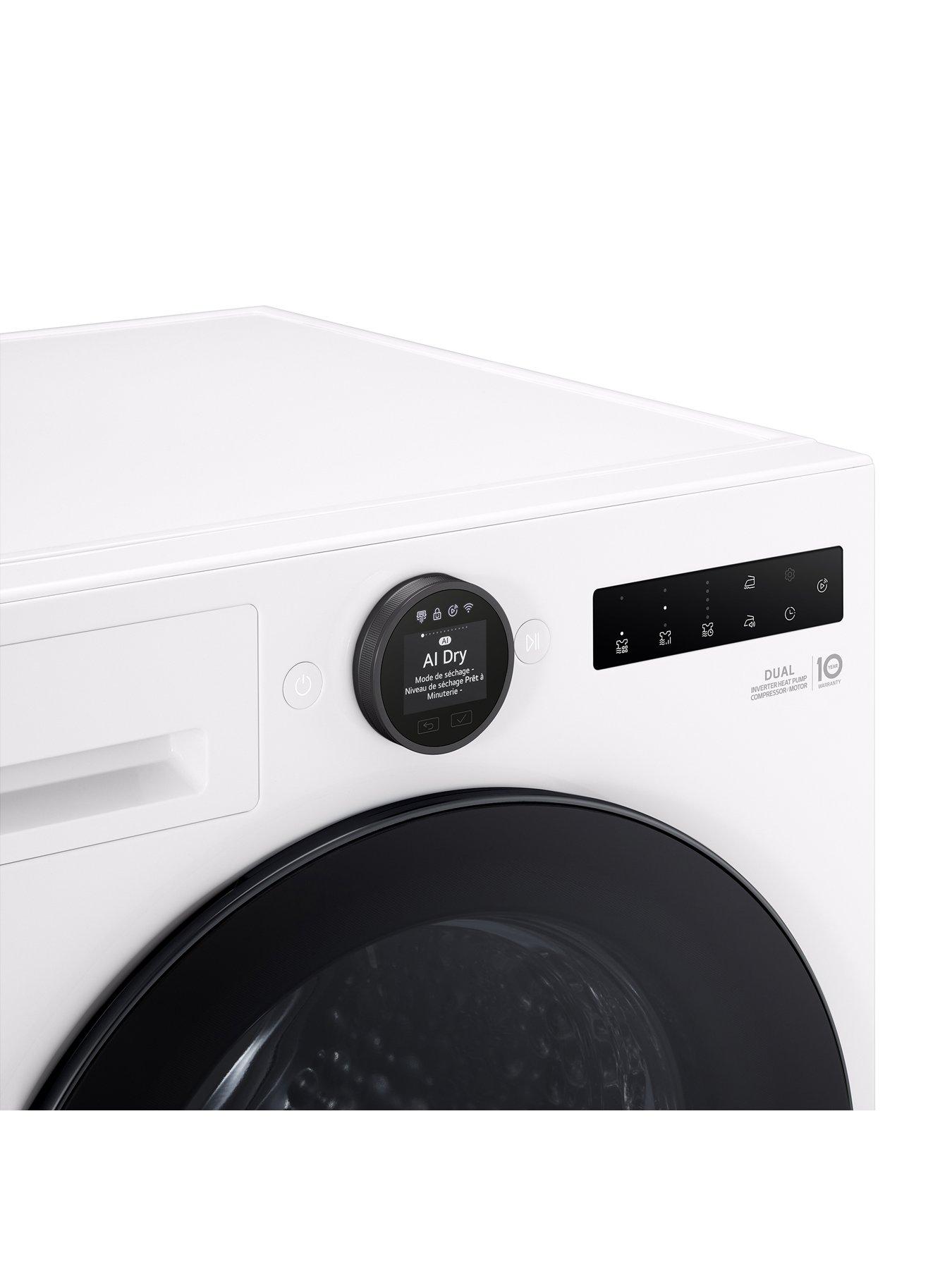 Image 3 of 7 of LG Series 7 AI Dry RHX7010TWB 10 kg Heat Pump Tumble Dryer - White - A+++ -10% (B) Rated