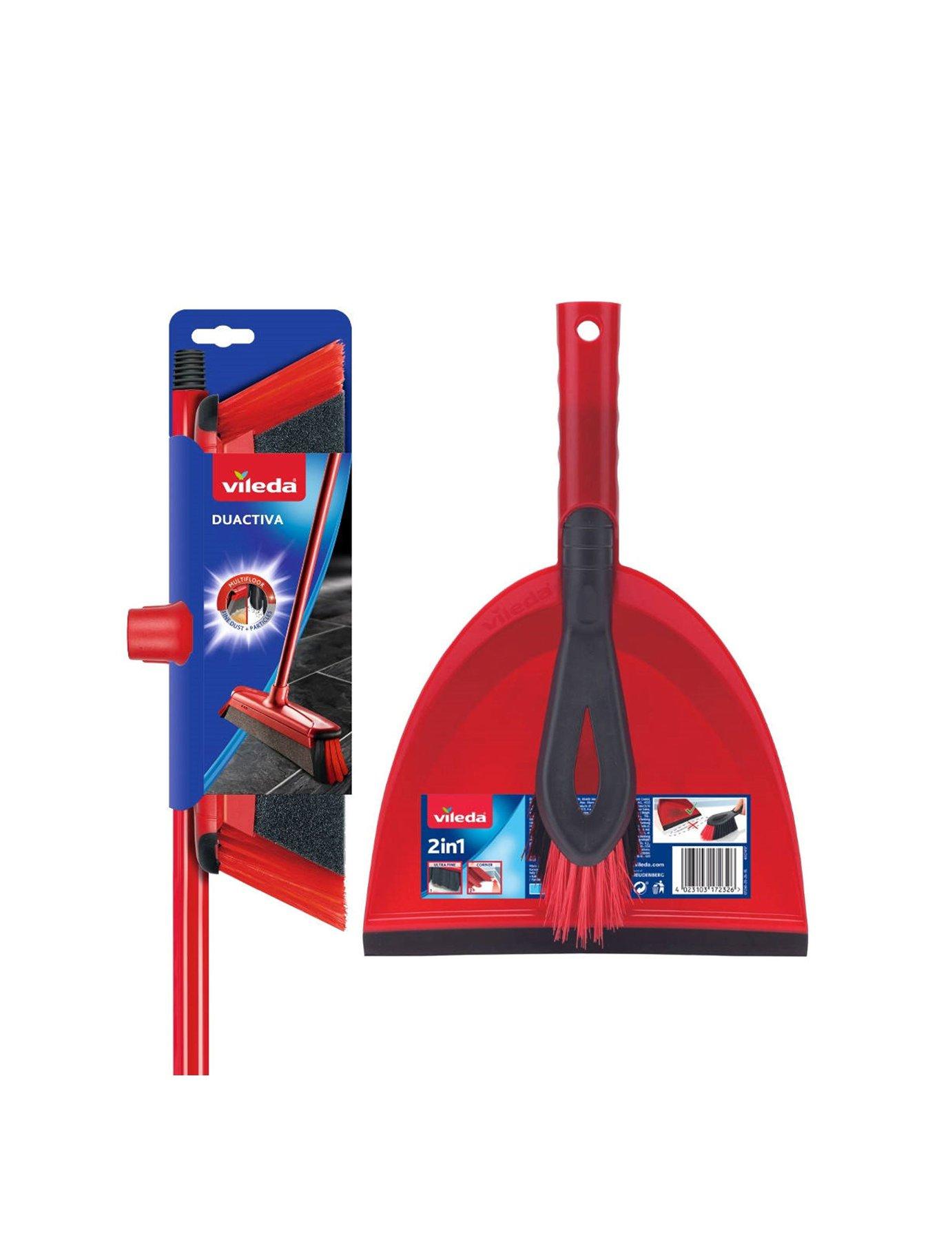  image of vileda-duactiva-2in1-broom-amp-2in1-dustpan-set