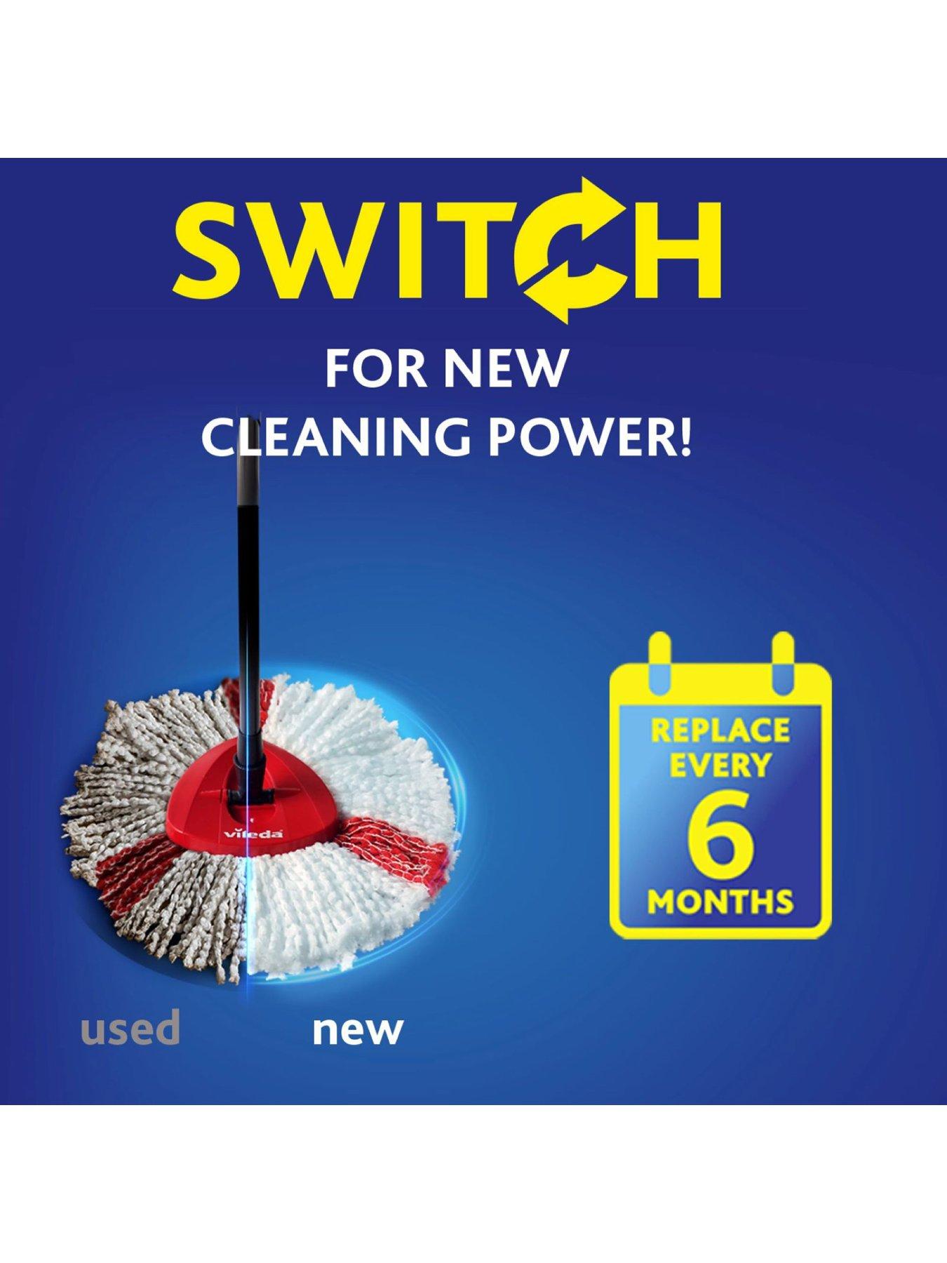 Image 6 of 7 of Vileda Turbo 2in1 Spin Mop &amp; Bucket Set With Refill