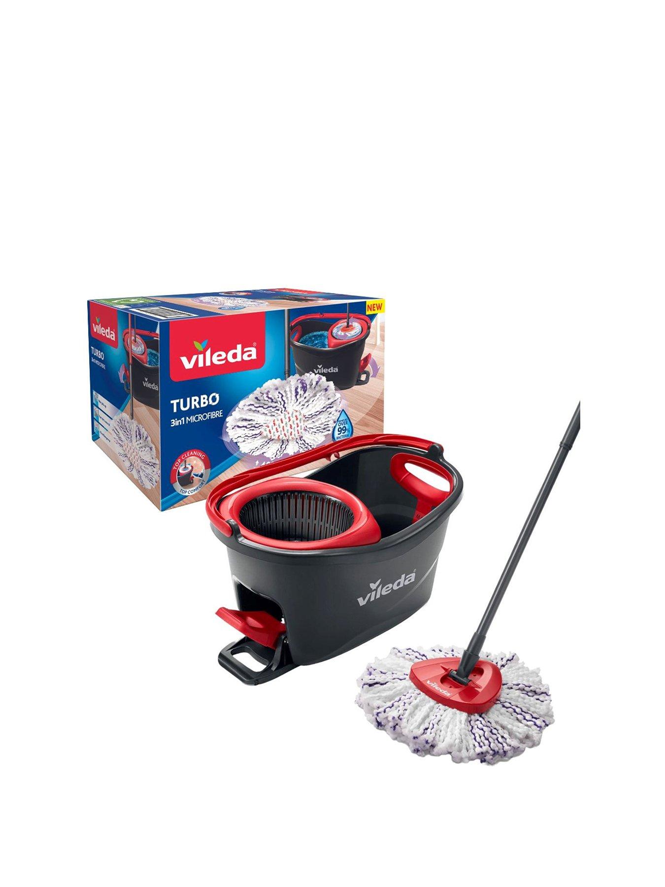 Image 1 of 7 of Vileda Turbo 3 In 1 Spin Mop And Bucket Set
