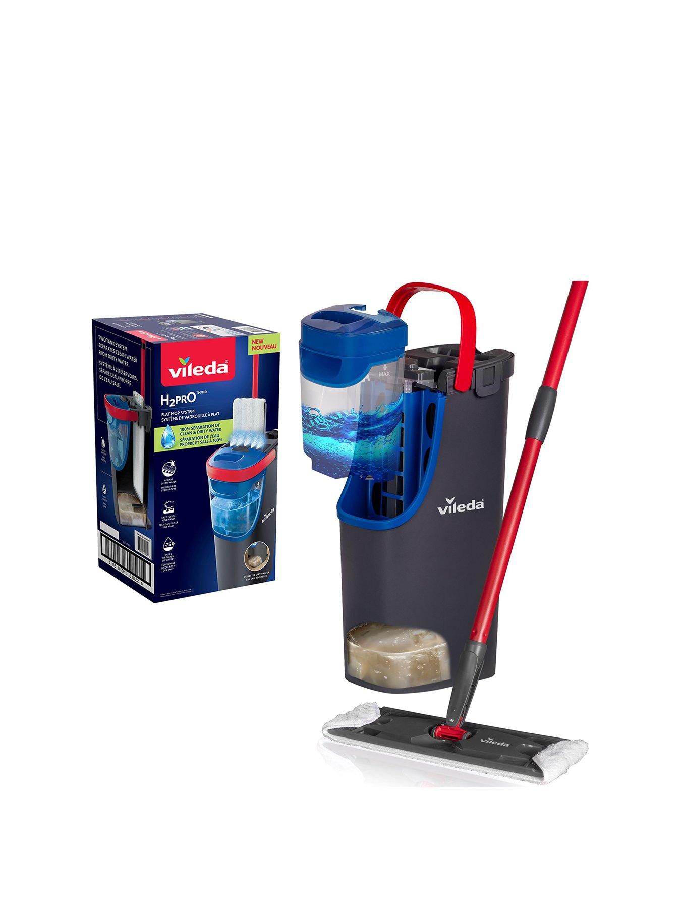 Image 1 of 7 of Vileda H2pro Flat Mop And Bucket Set