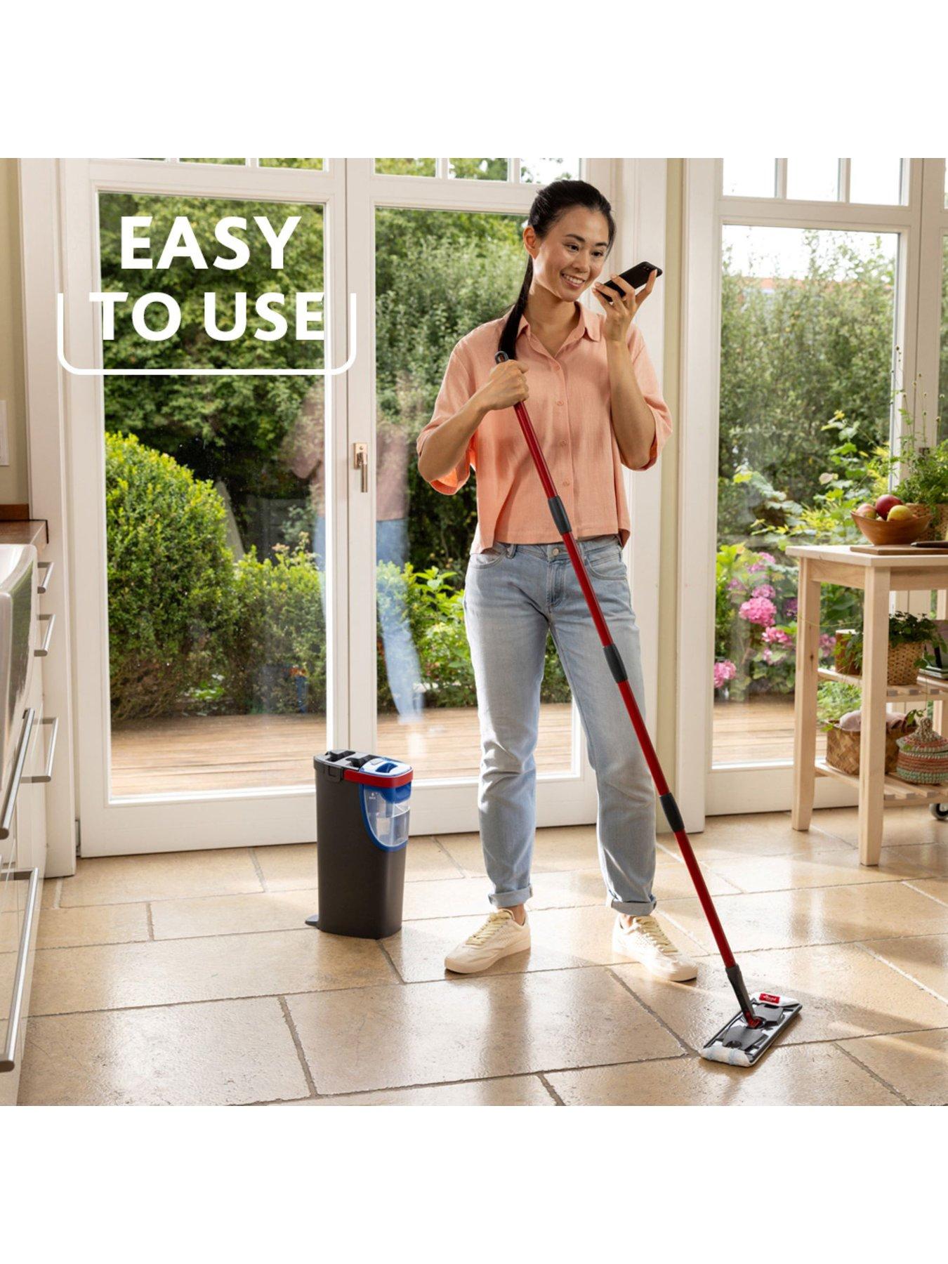 Image 4 of 7 of Vileda H2pro Flat Mop And Bucket Set