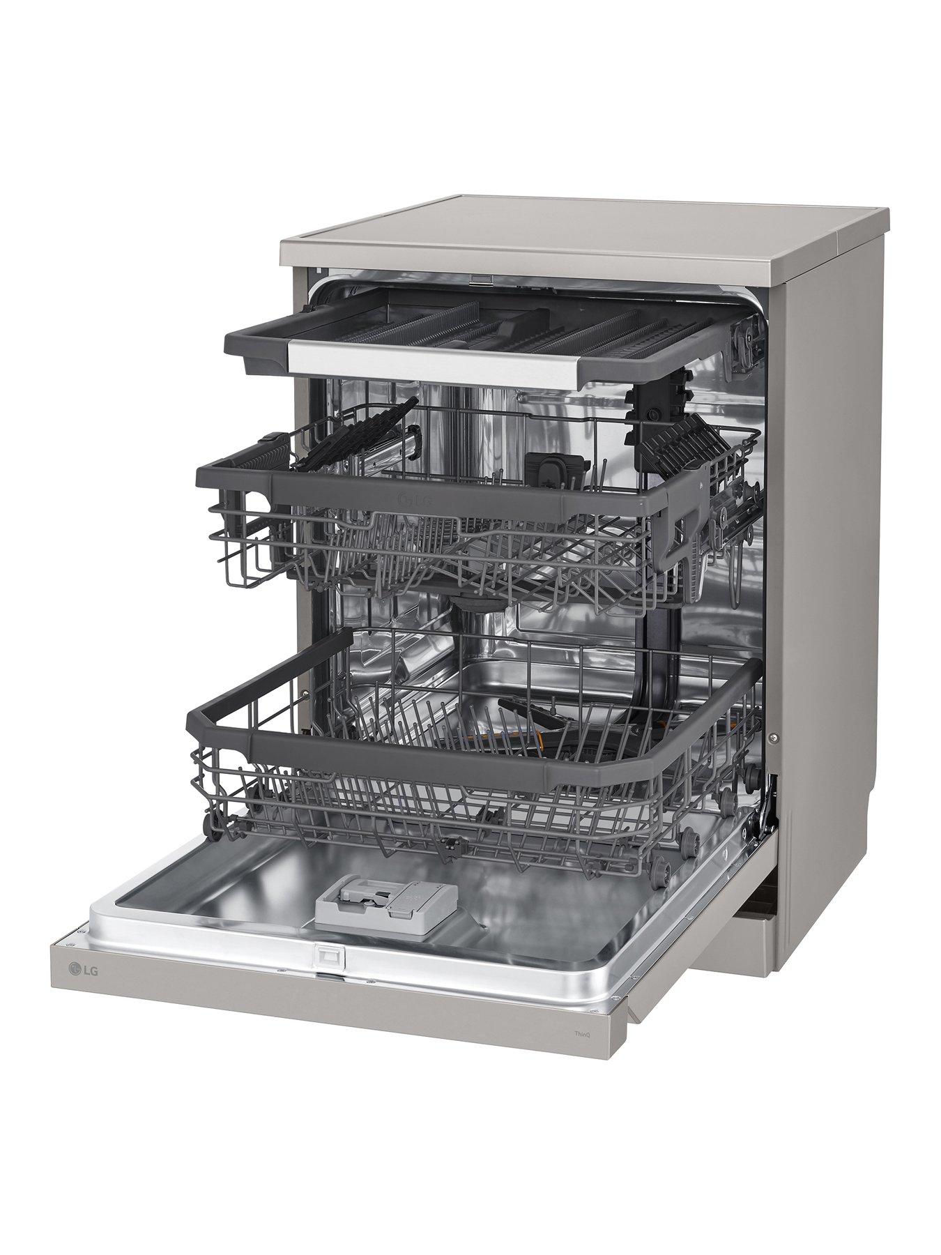 Image 4 of 7 of LG DF355FP 14-Setting Auto-Opening Dishwasher - Silver