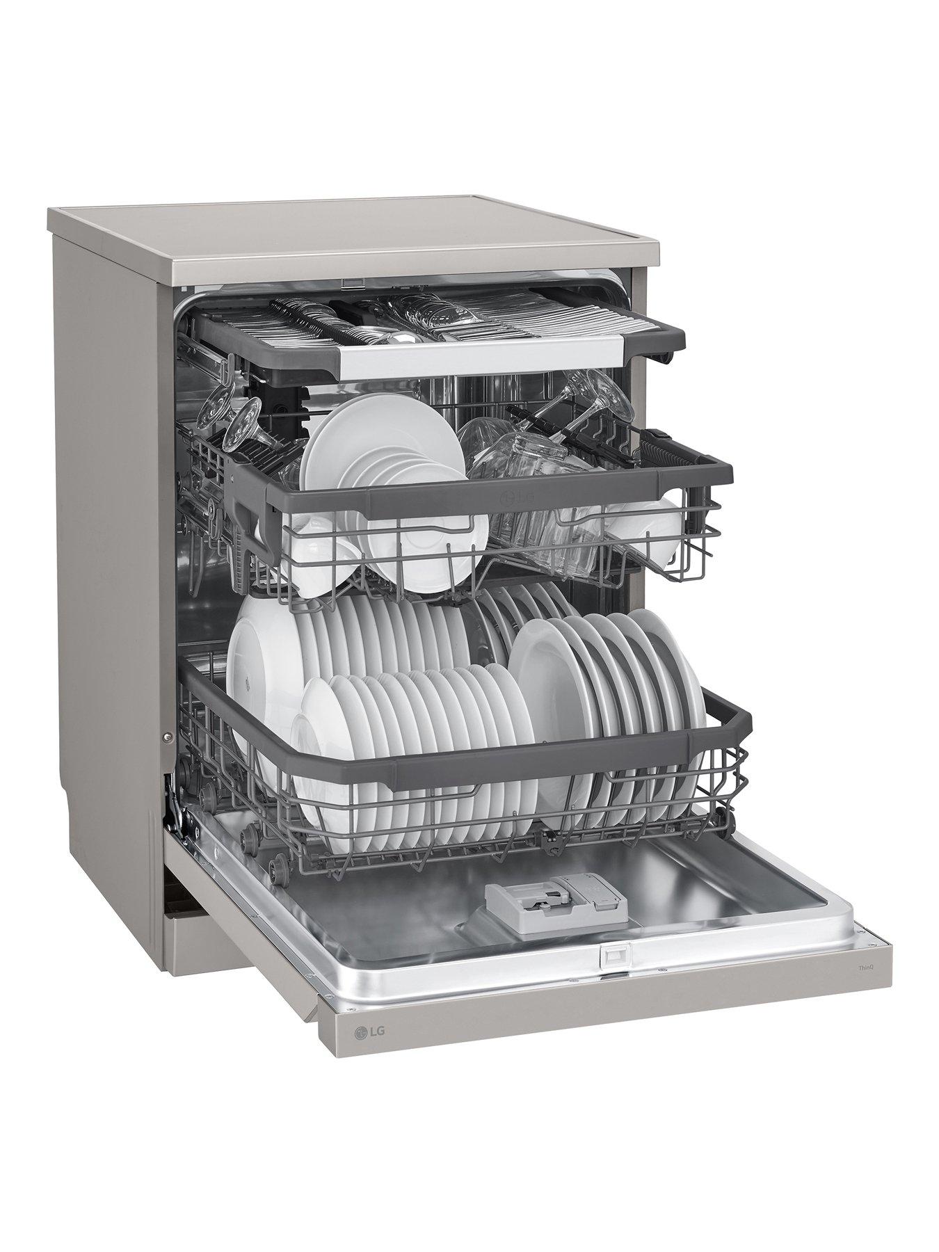 Image 5 of 7 of LG DF355FP 14-Setting Auto-Opening Dishwasher - Silver