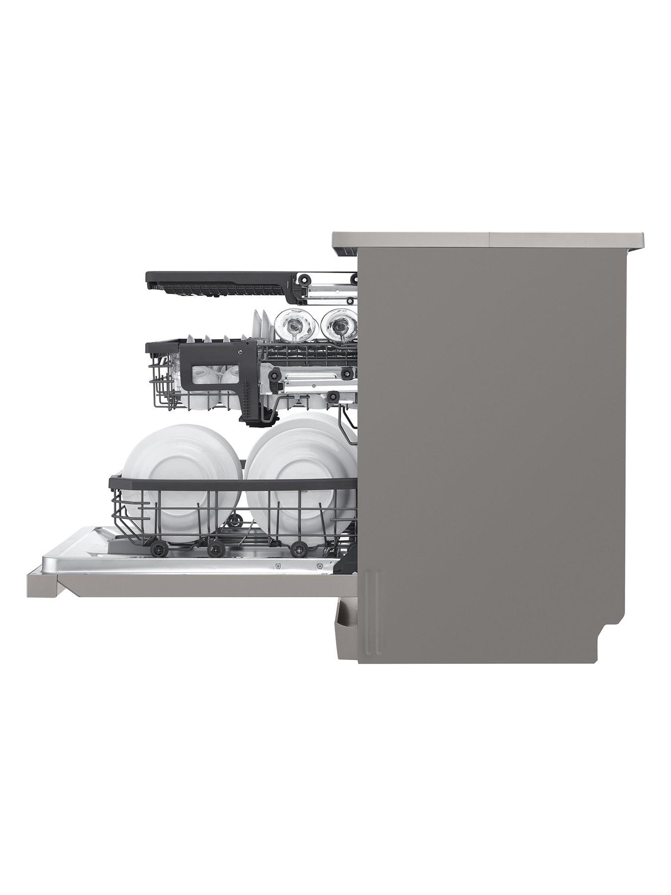  image of lg-df355fp-14-setting-auto-opening-dishwasher-silver