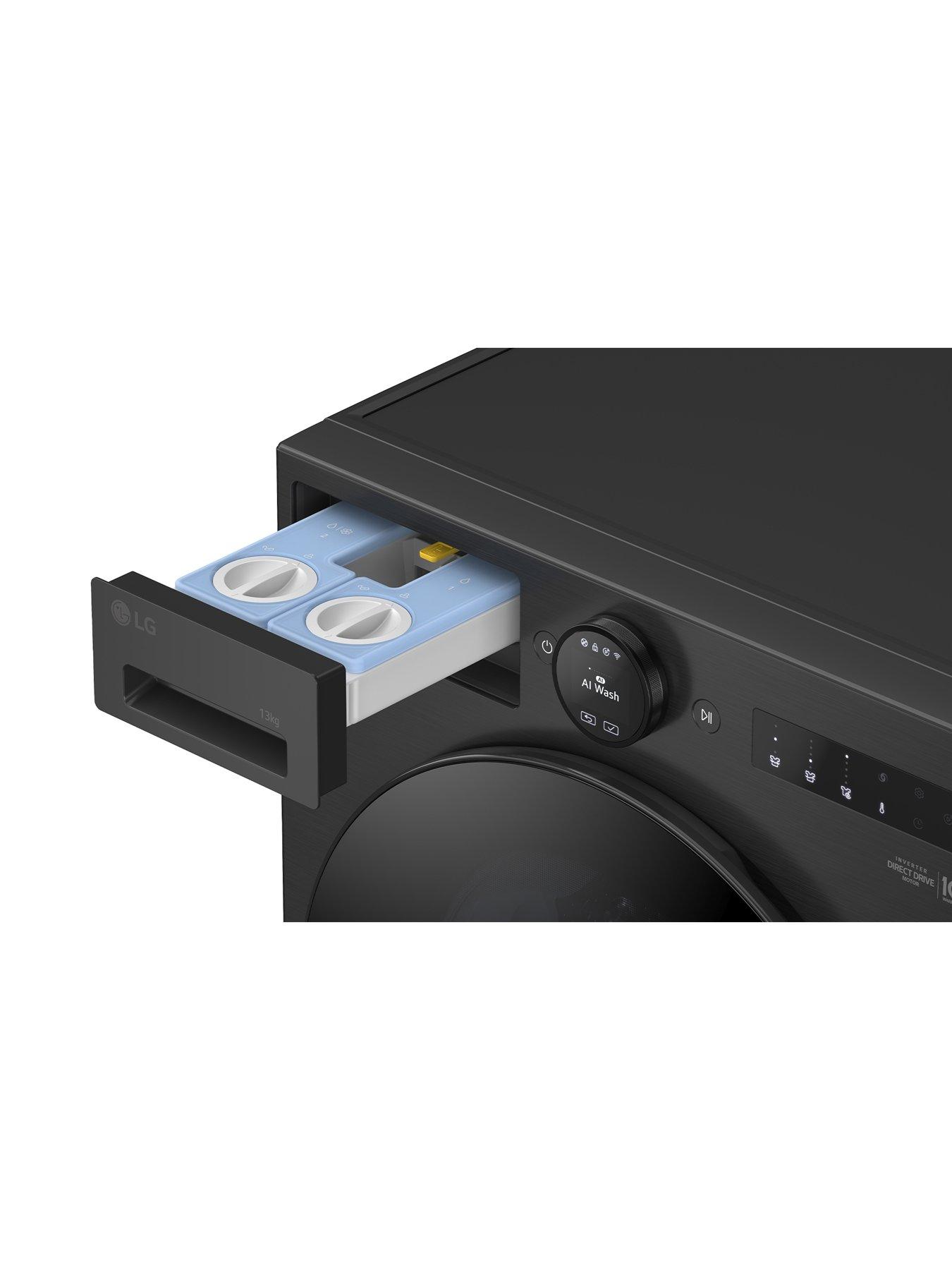 Image 3 of 5 of LG F4X7513TBB 13KG 1400 Washing Machine essence matte black