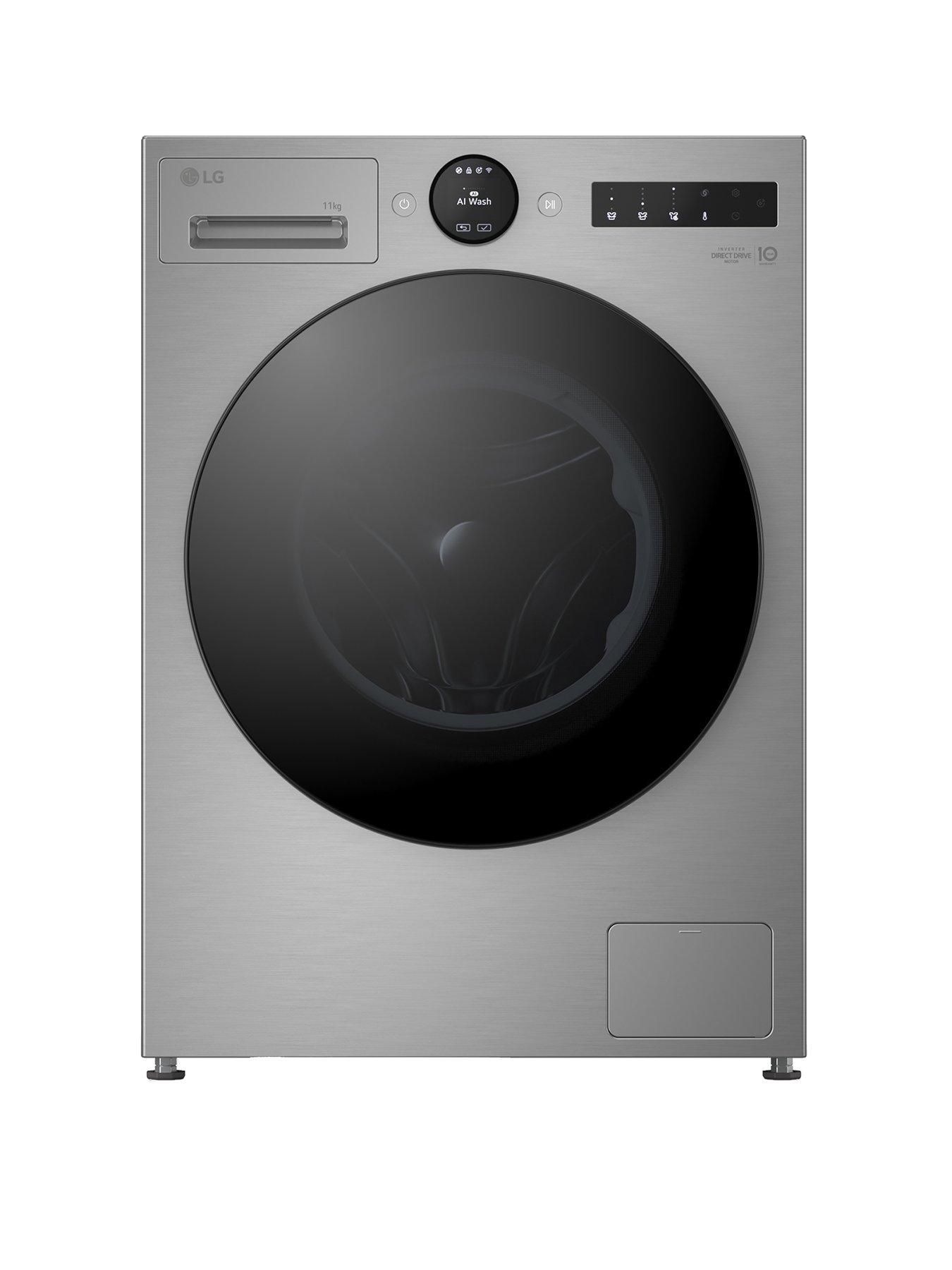 Image 1 of 7 of LG Series 7 AI Direct DriveT F4X7511TSB 11 kg Autodose Washing Machine - Silver - A-30% Rated