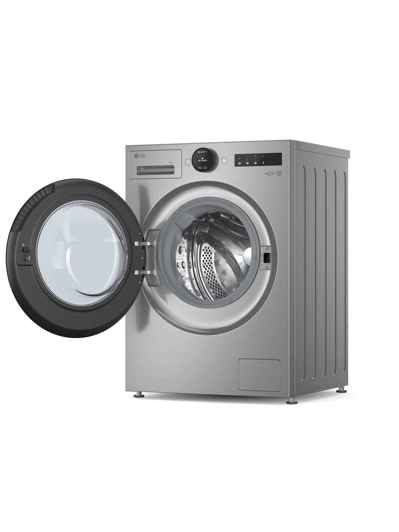 Image 3 of 7 of LG Series 7 AI Direct DriveT F4X7511TSB 11 kg Autodose Washing Machine - Silver - A-30% Rated
