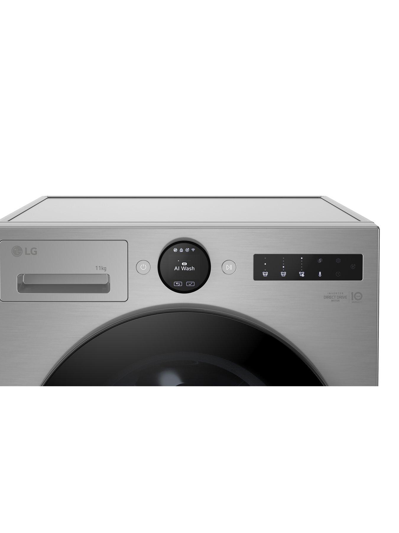 Image 5 of 7 of LG Series 7 AI Direct DriveT F4X7511TSB 11 kg Autodose Washing Machine - Silver - A-30% Rated