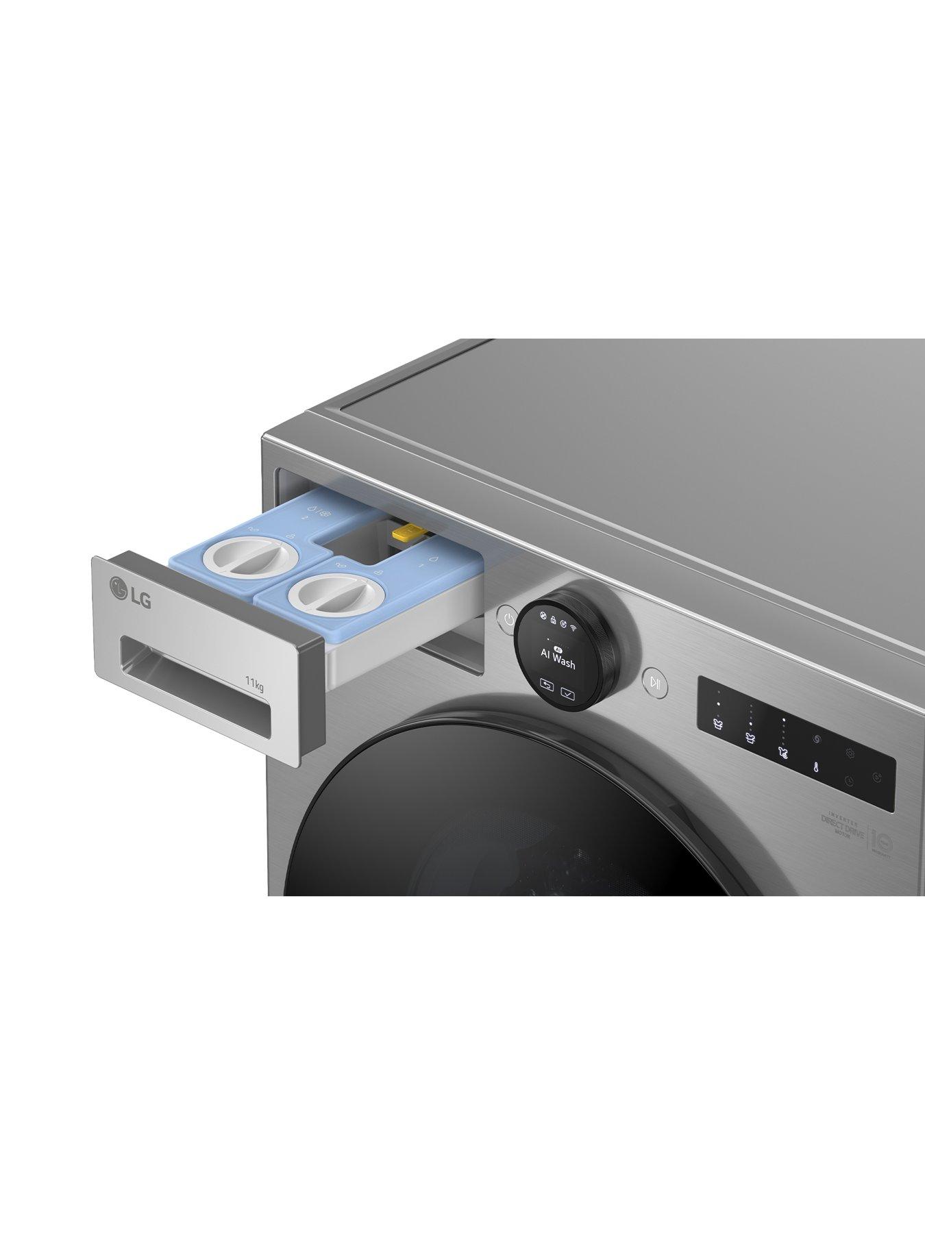 Image 6 of 7 of LG Series 7 AI Direct DriveT F4X7511TSB 11 kg Autodose Washing Machine - Silver - A-30% Rated