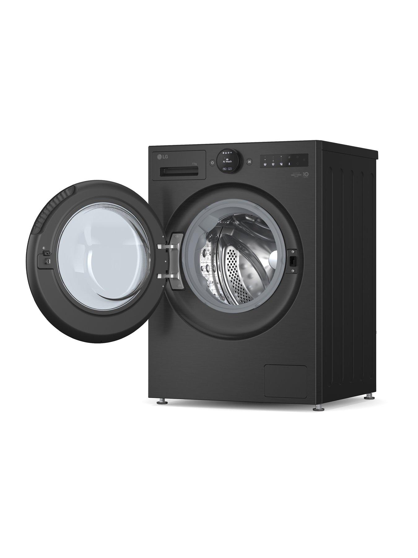  image of lg-f4x7011tbb-11kg-1400-washing-machine-essence-matte-black