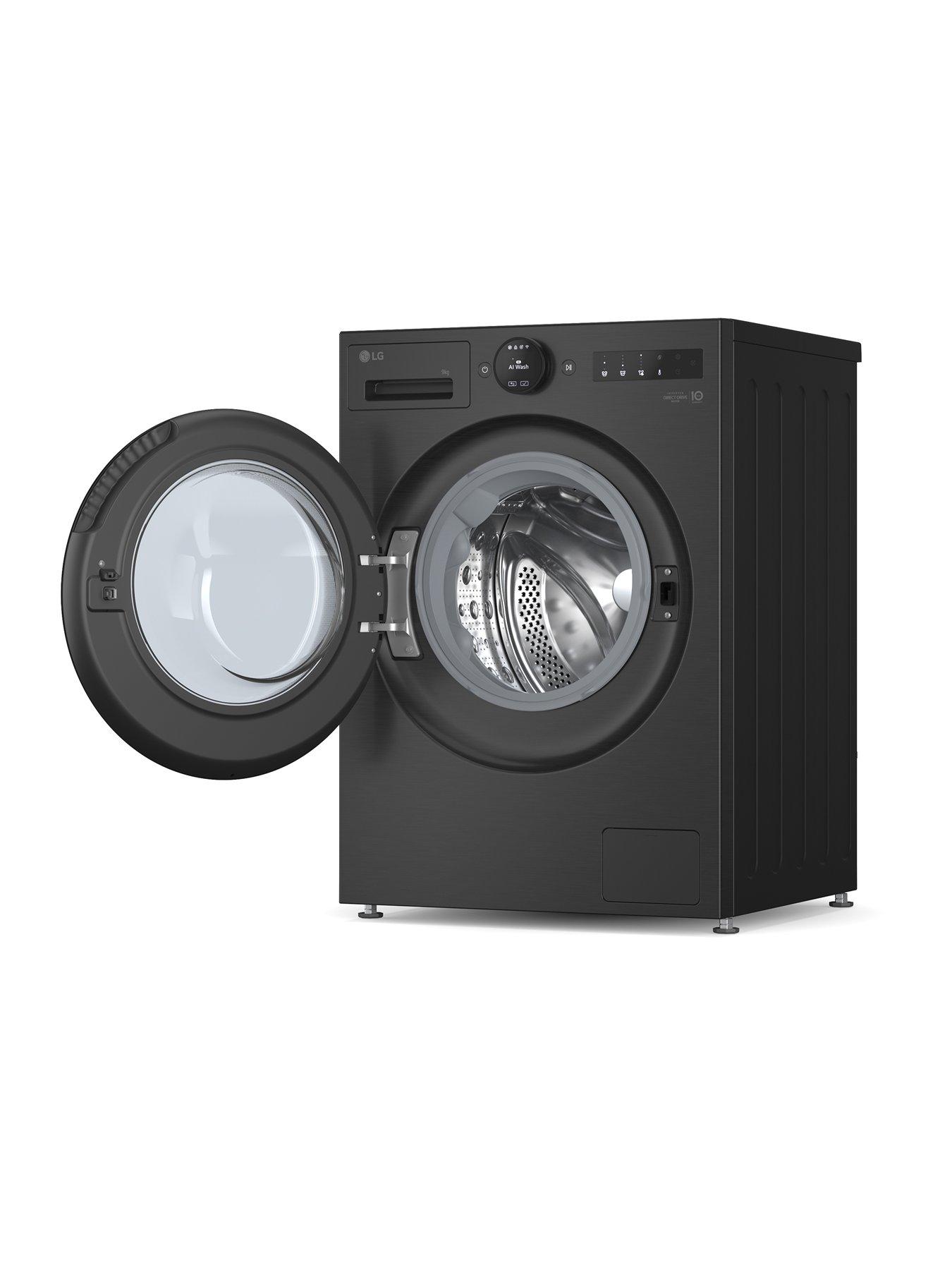Image 3 of 7 of LG Series 7 AI Direct DriveT F4X7009TBB 9 kg 1400 Spin Washing Machine - Matte Black - A-40% Rated