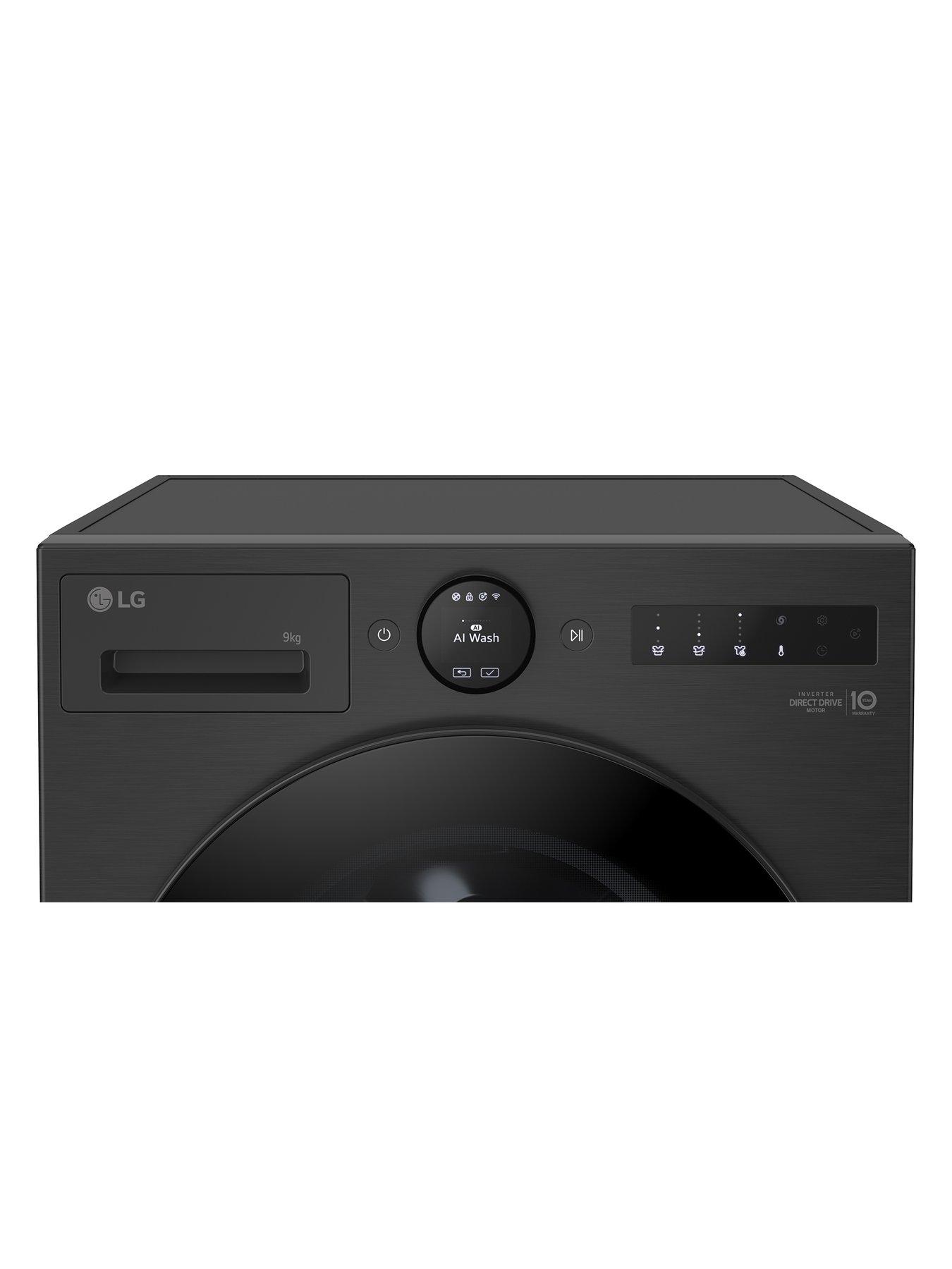 Image 4 of 7 of LG Series 7 AI Direct DriveT F4X7009TBB 9 kg 1400 Spin Washing Machine - Matte Black - A-40% Rated
