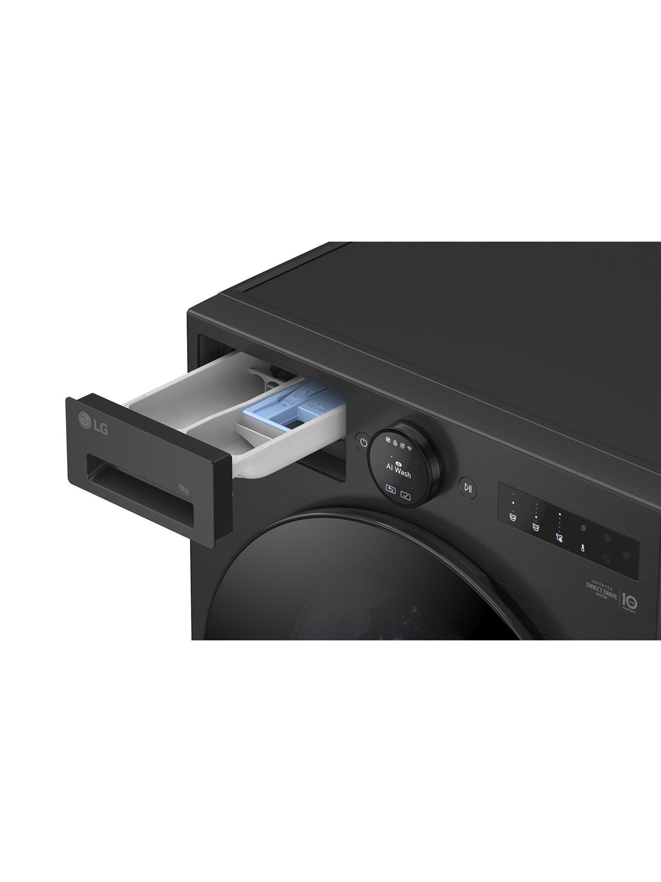 Image 5 of 7 of LG Series 7 AI Direct DriveT F4X7009TBB 9 kg 1400 Spin Washing Machine - Matte Black - A-40% Rated