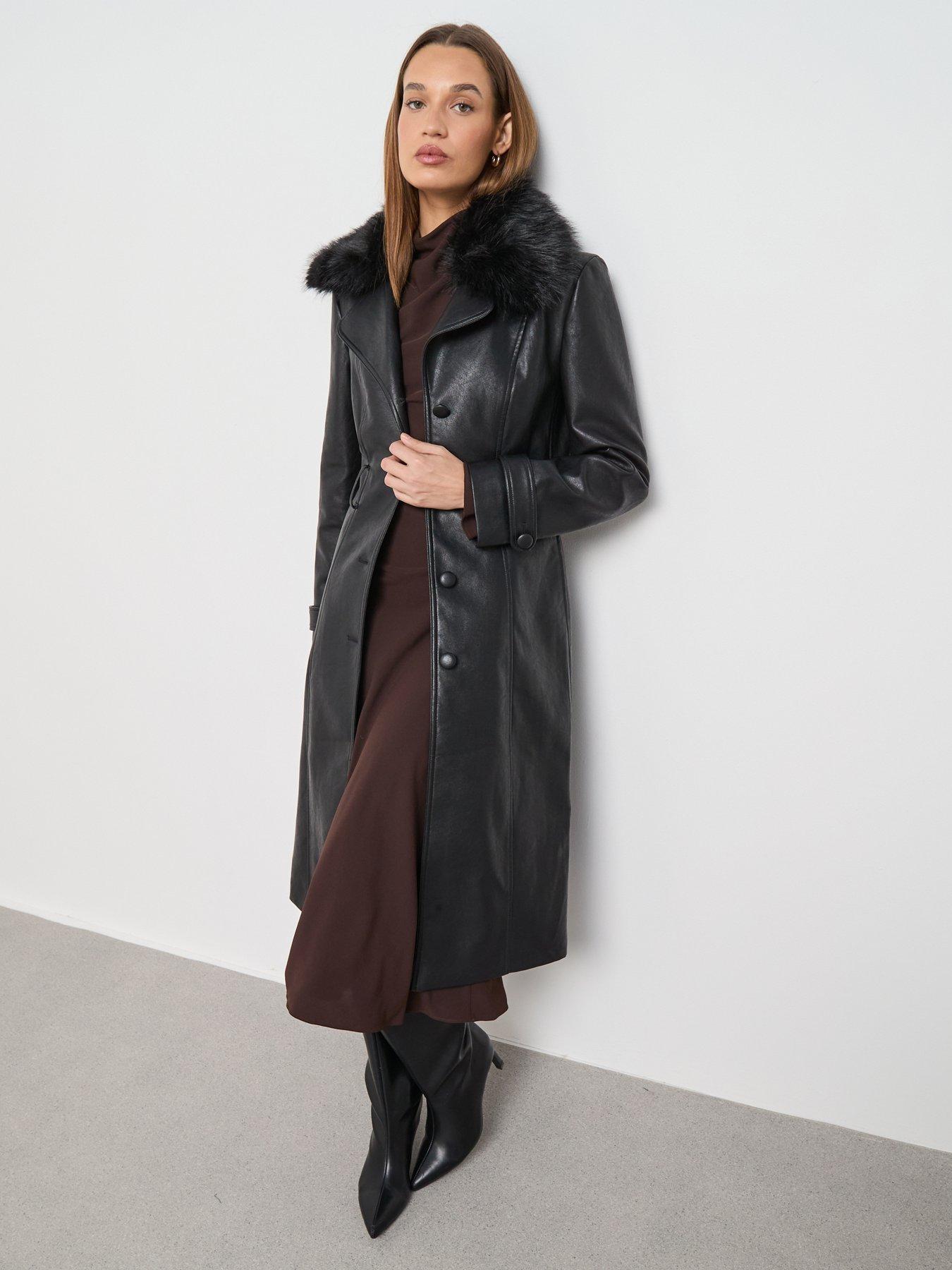 Mango Coat Fernanda - Black