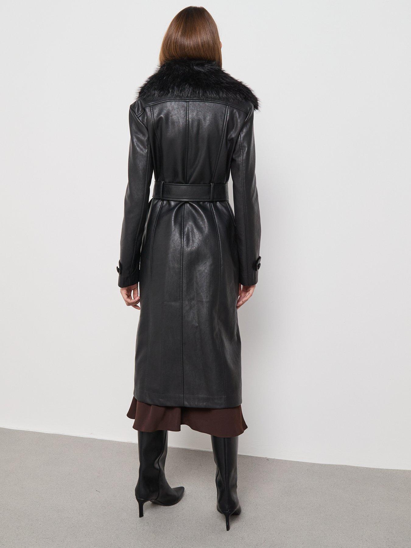 Image 2 of 6 of Mango Coat Fernanda - Black
