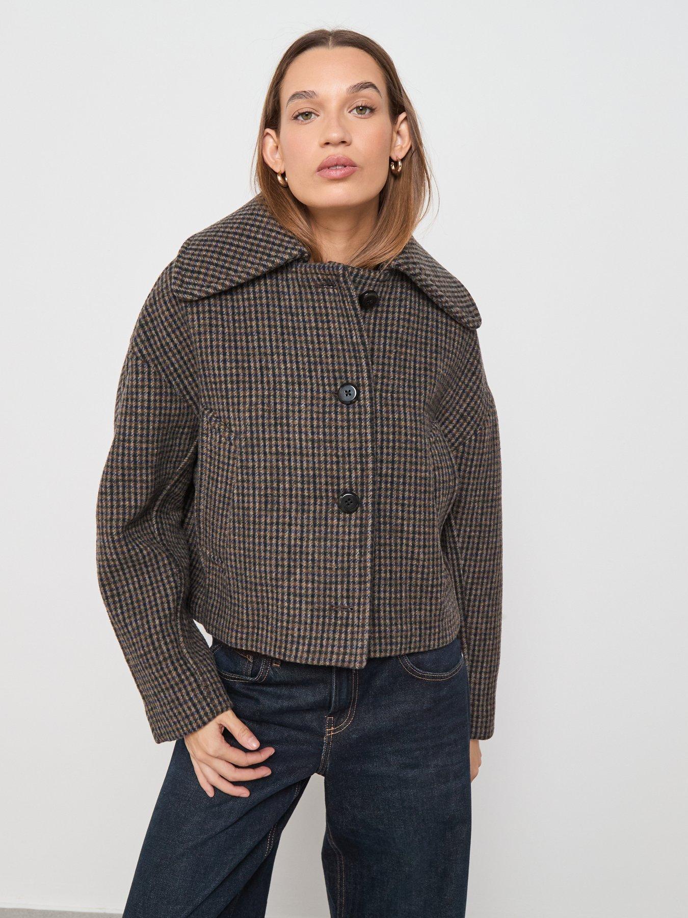 Mango Jacket Dita - Brown
