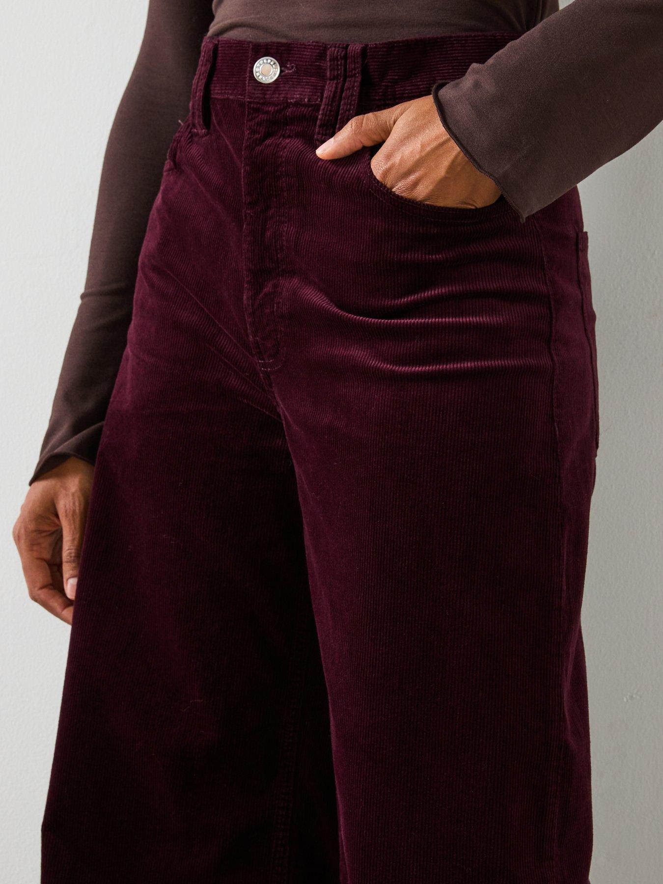  image of mango-wide-leg-corduroy-jeans