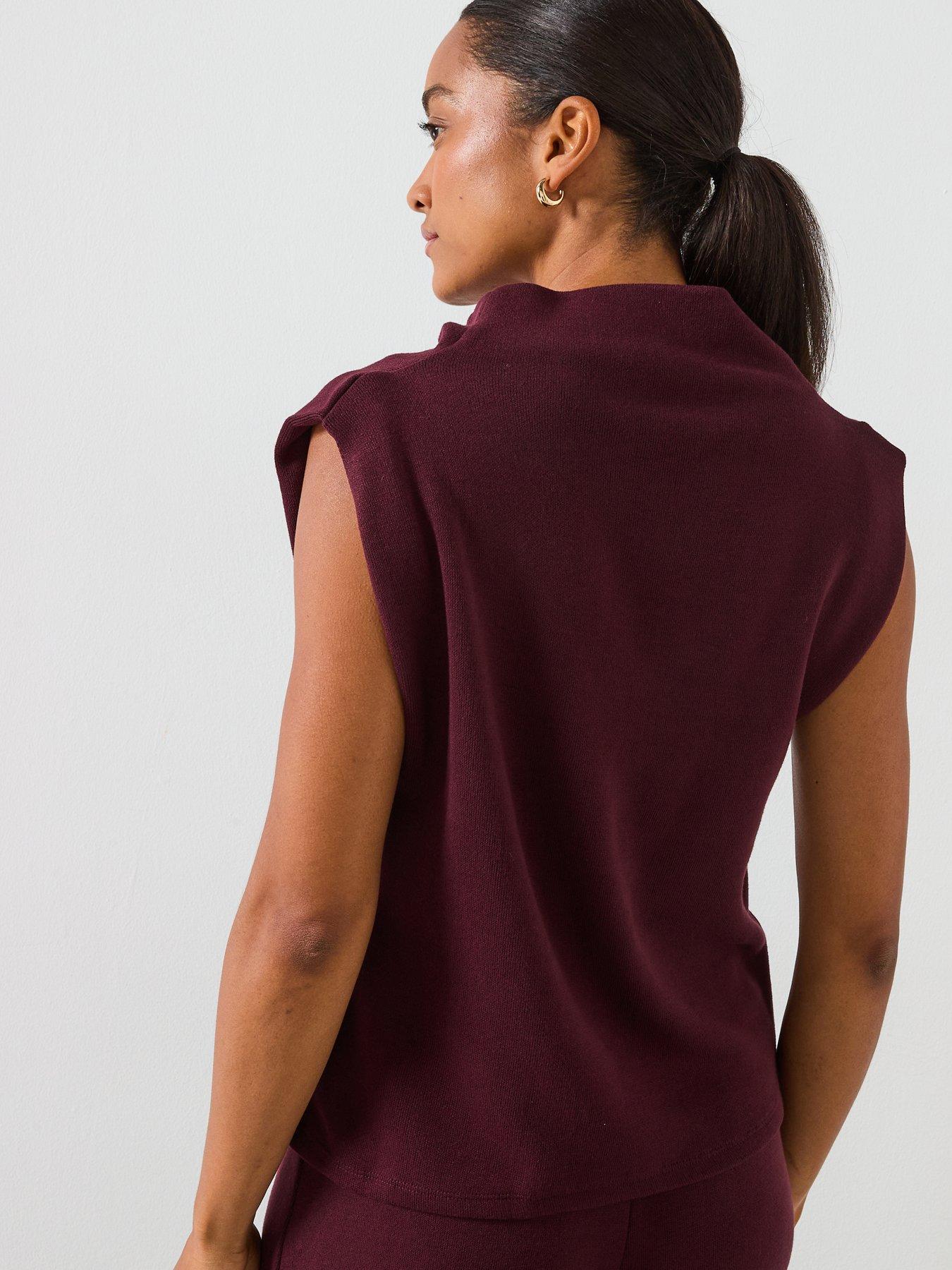  image of mango-draped-neck-top