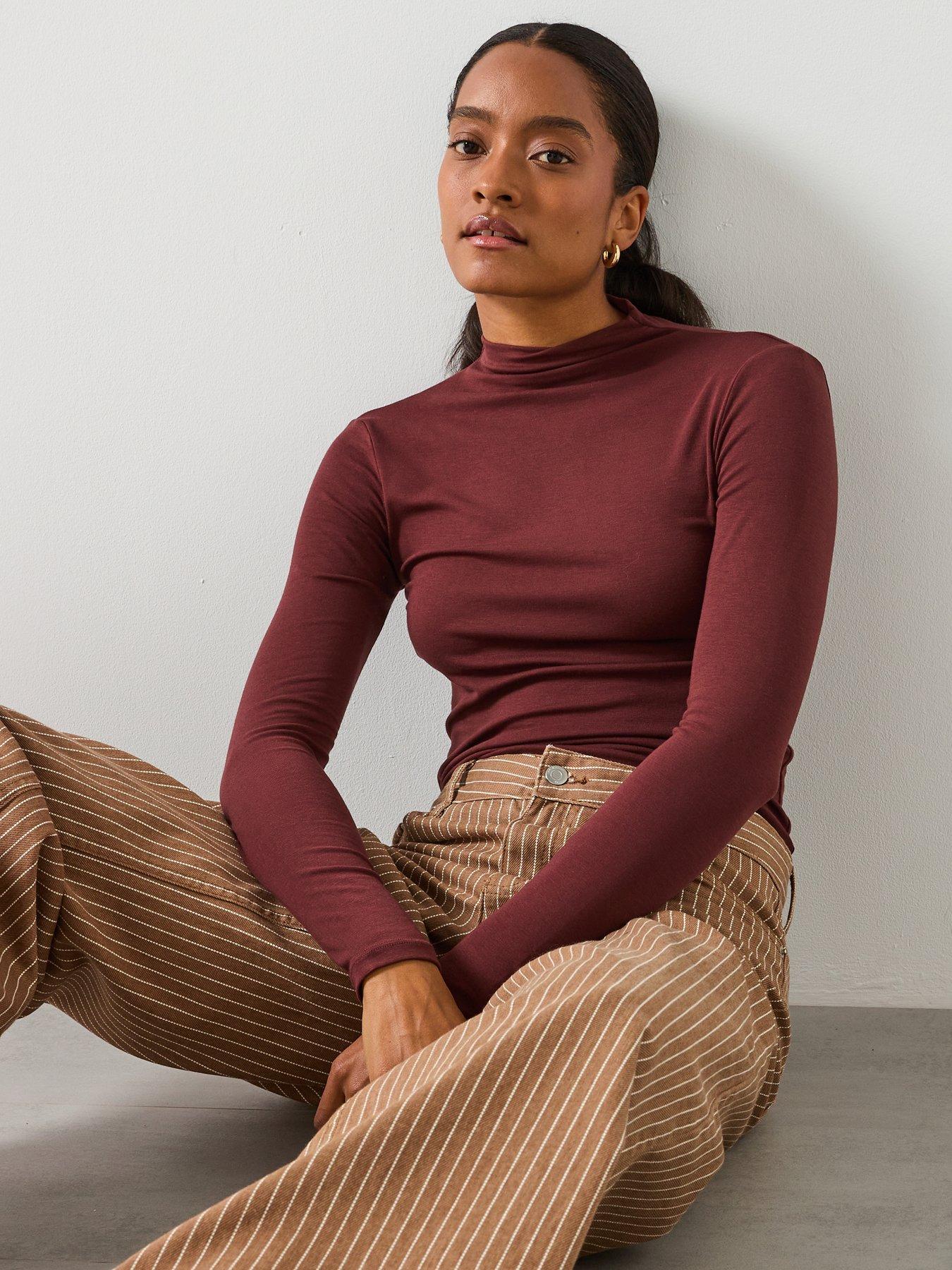  image of mango-turtleneck-t-shirt