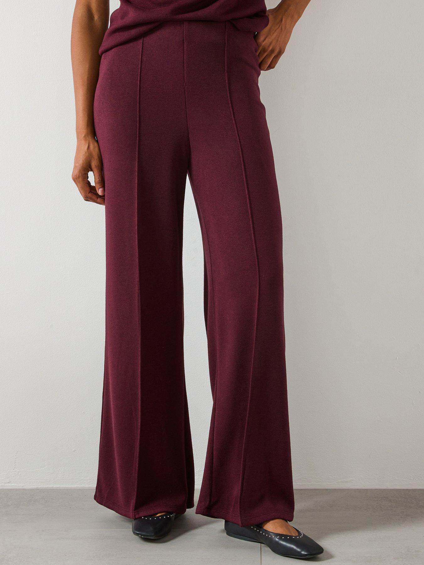Mango Seam Detail Straight Fit Trousers