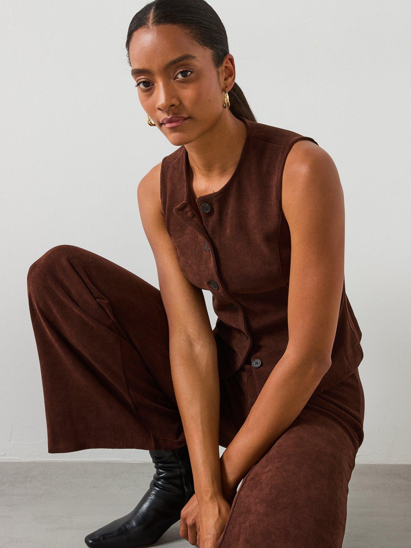  image of mango-corduroy-suit-waistcoat