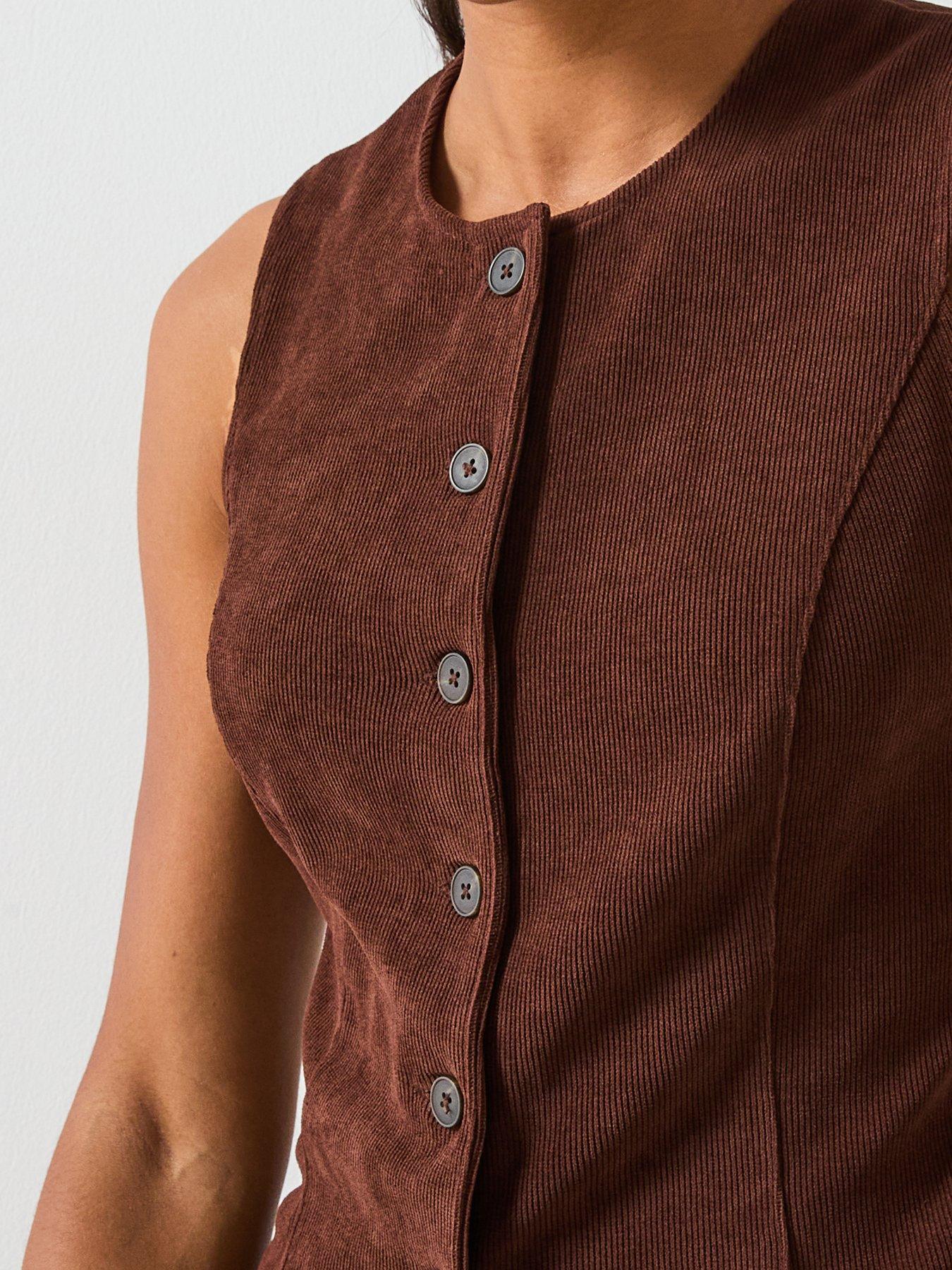  image of mango-corduroy-suit-waistcoat