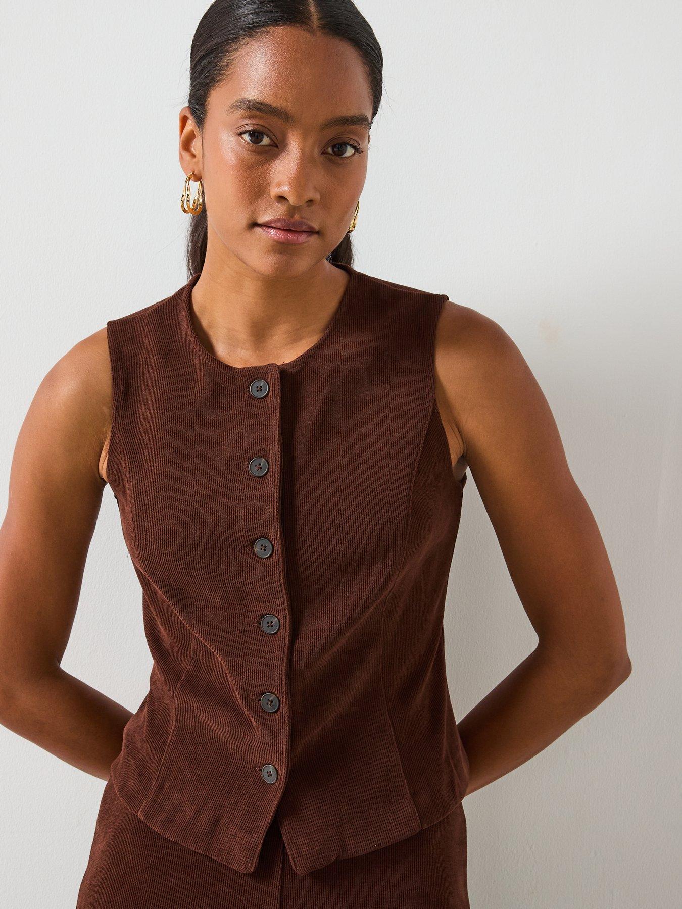  image of mango-corduroy-suit-waistcoat