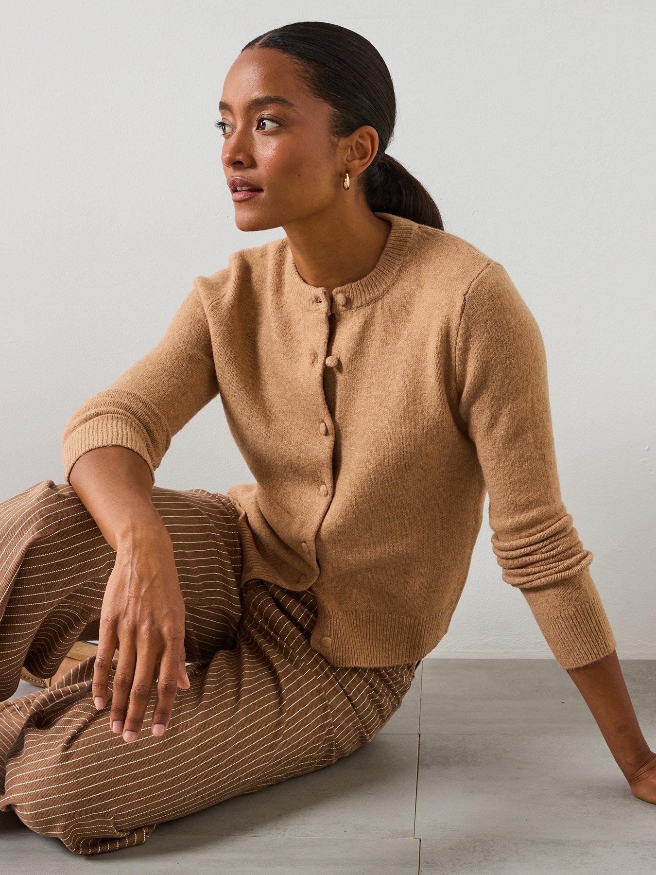  image of mango-knitted-button-cardigan