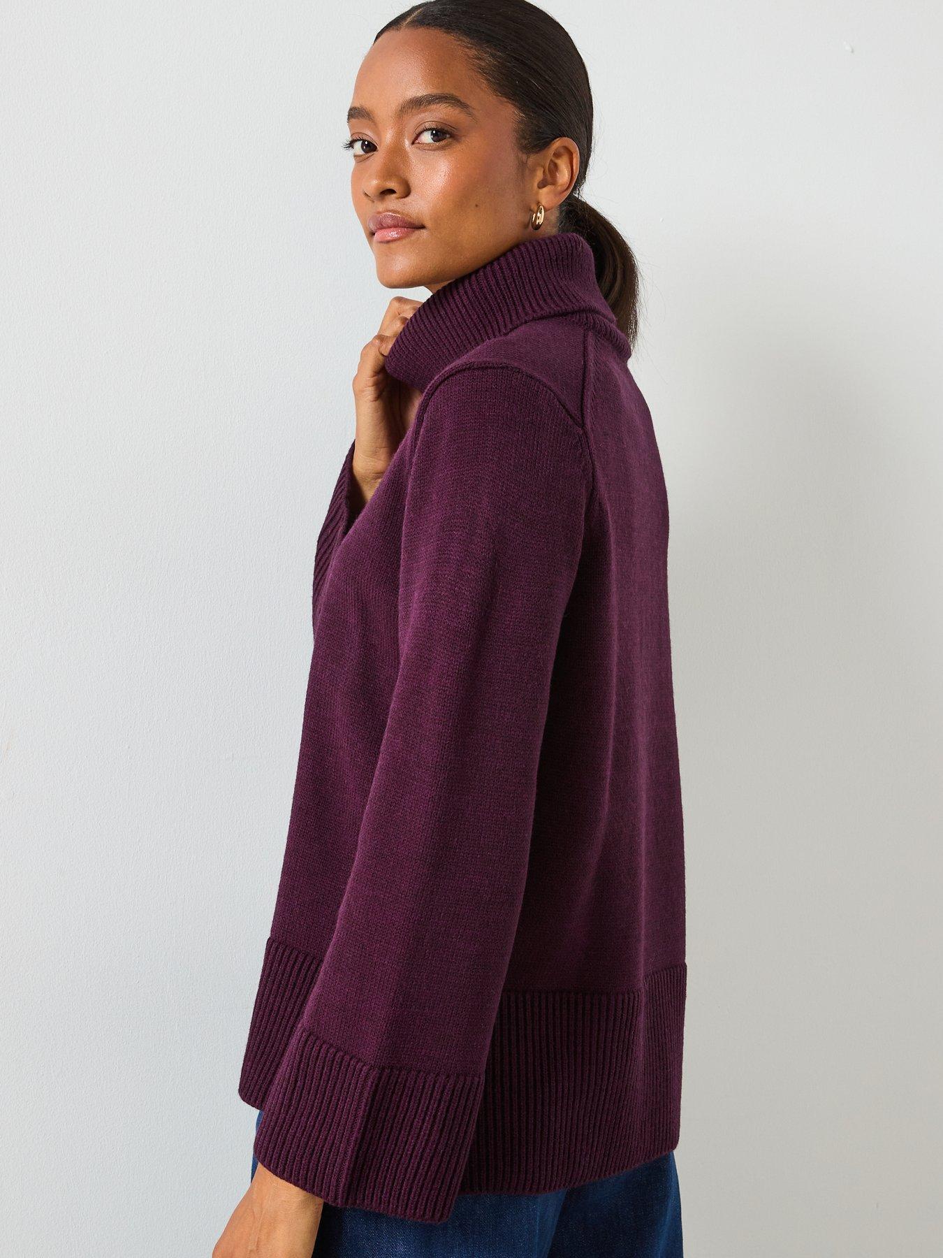 stillFront image of mango-high-neck-knitted-jumper
