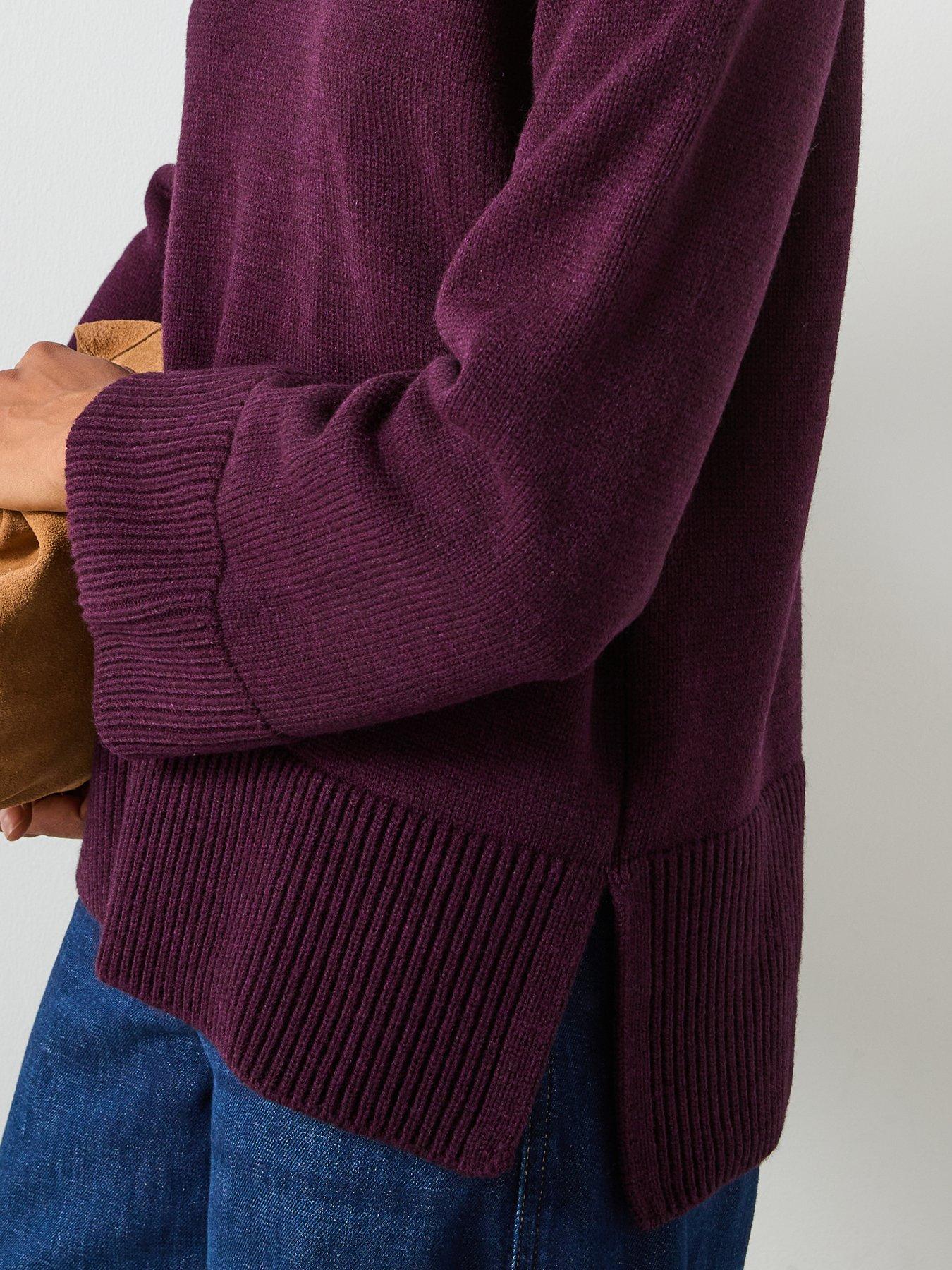  image of mango-high-neck-knitted-jumper