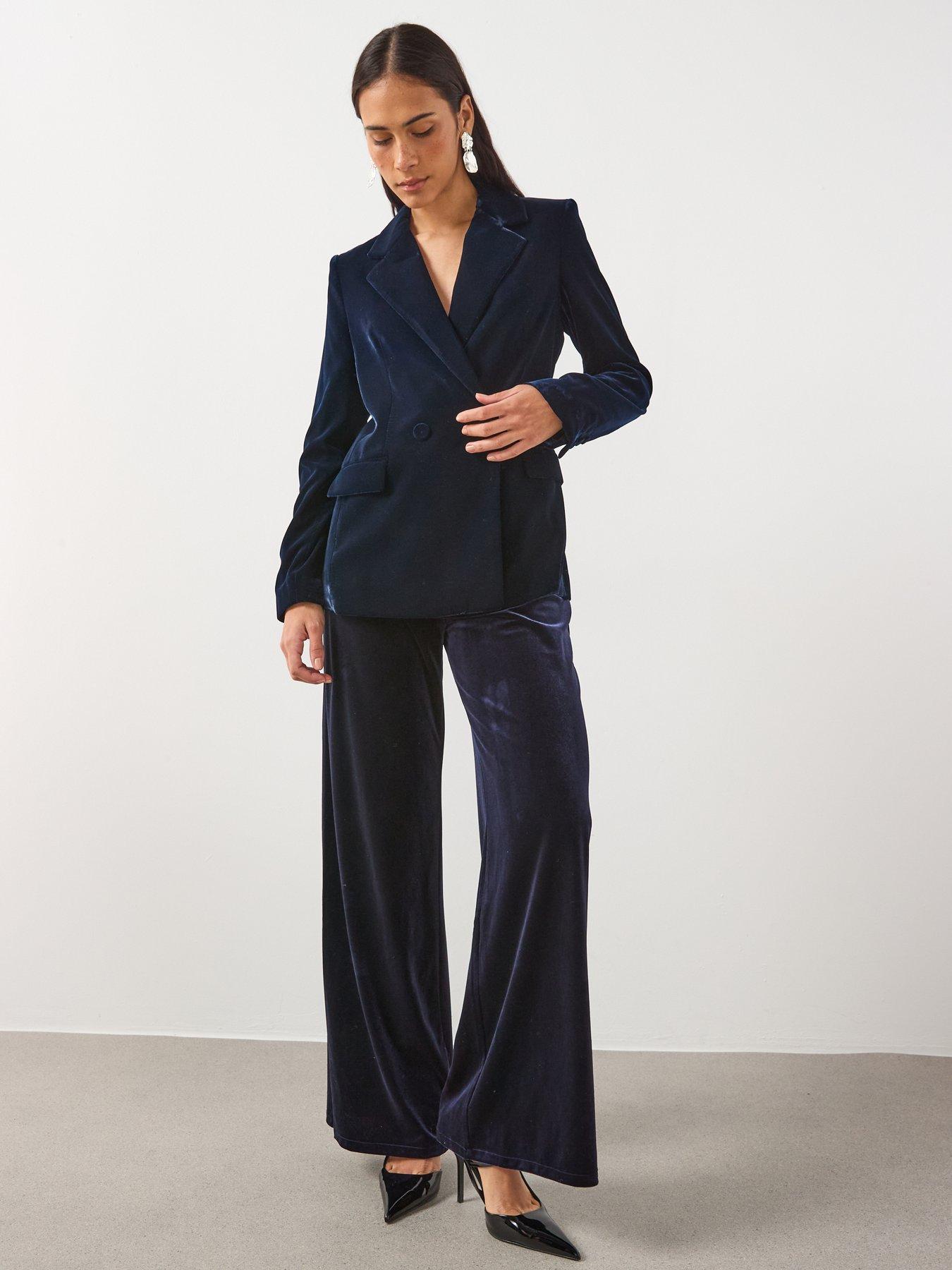  image of mango-velvet-wide-leg-trousers