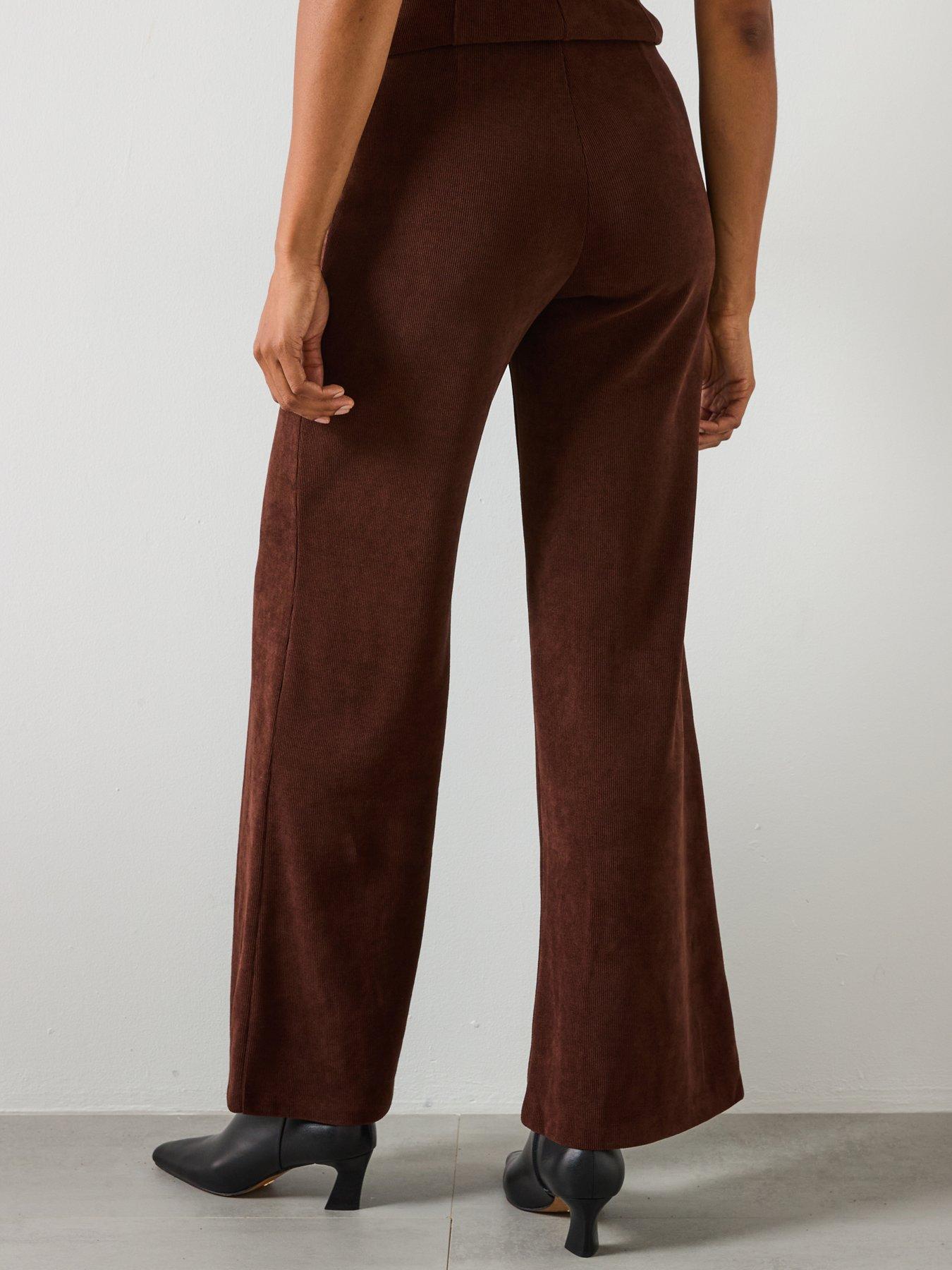  image of mango-corduroy-trousers-with-elastic-waist