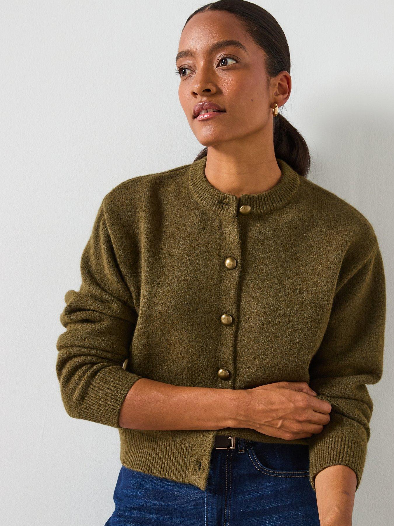 Mango Chunky Knit Cardigan With Buttons