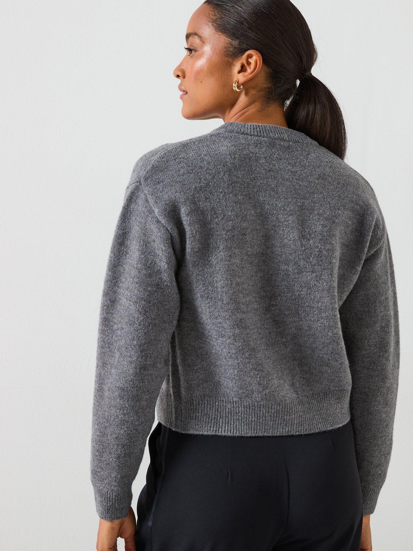 stillFront image of mango-chunky-knit-cardigan-with-buttons