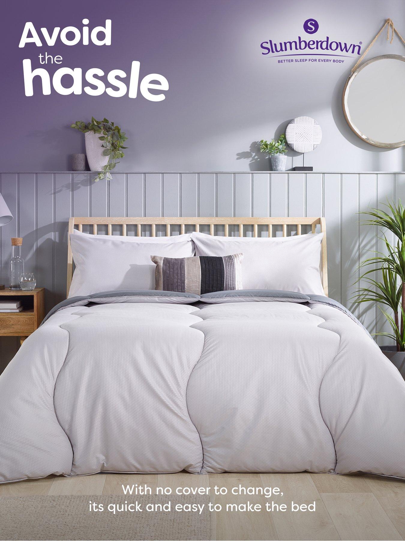 Image 3 of 7 of Slumberdown Coverless Comfort Embossed Waffle Duvet, 4.5 Tog