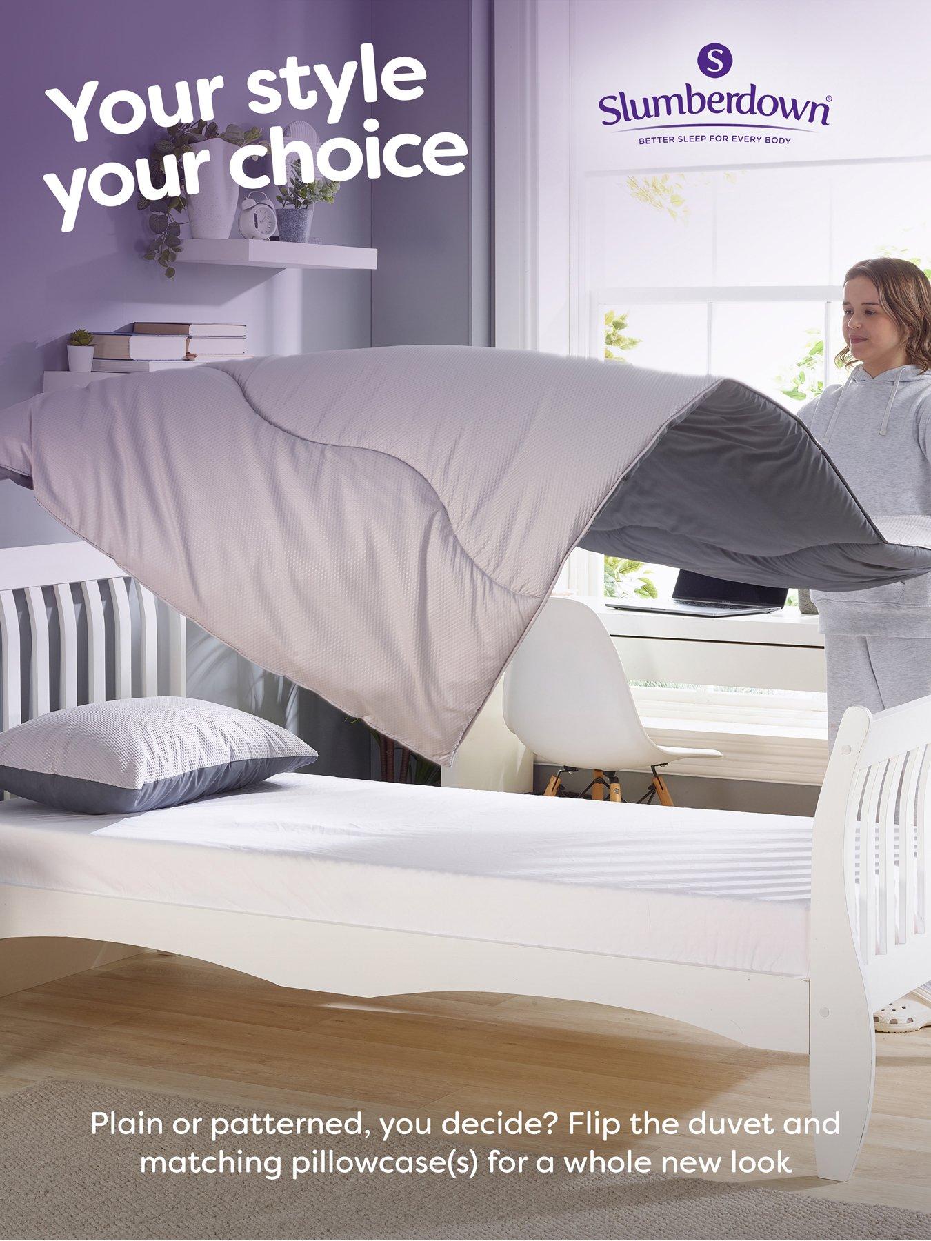 Image 4 of 7 of Slumberdown Coverless Comfort Embossed Waffle Duvet, 4.5 Tog