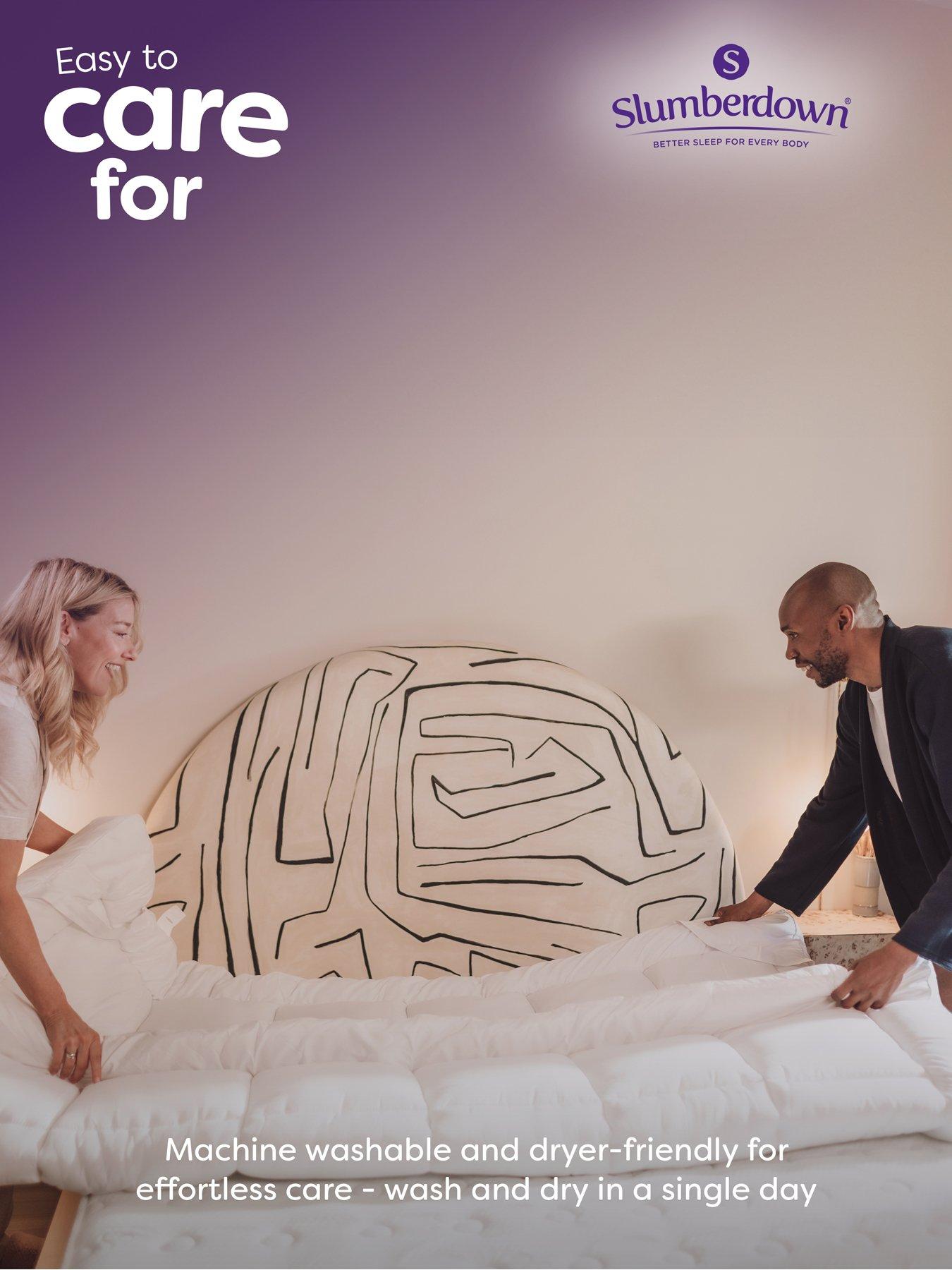 Image 7 of 7 of Slumberdown Sleep Soundly Climate Control Luxury Deep 5cm Mattress Topper