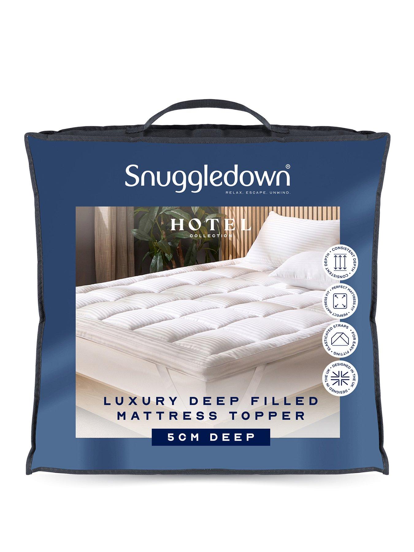  image of snuggledown-of-norway-luxury-deep-fill-mattress-topper-5cm