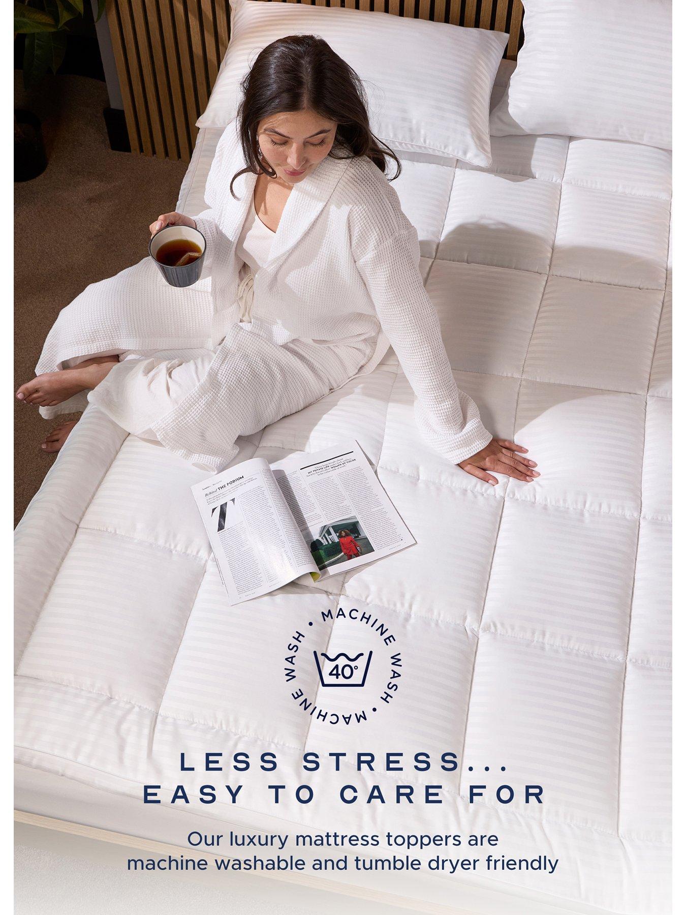  image of snuggledown-of-norway-luxury-deep-fill-mattress-topper-5cm