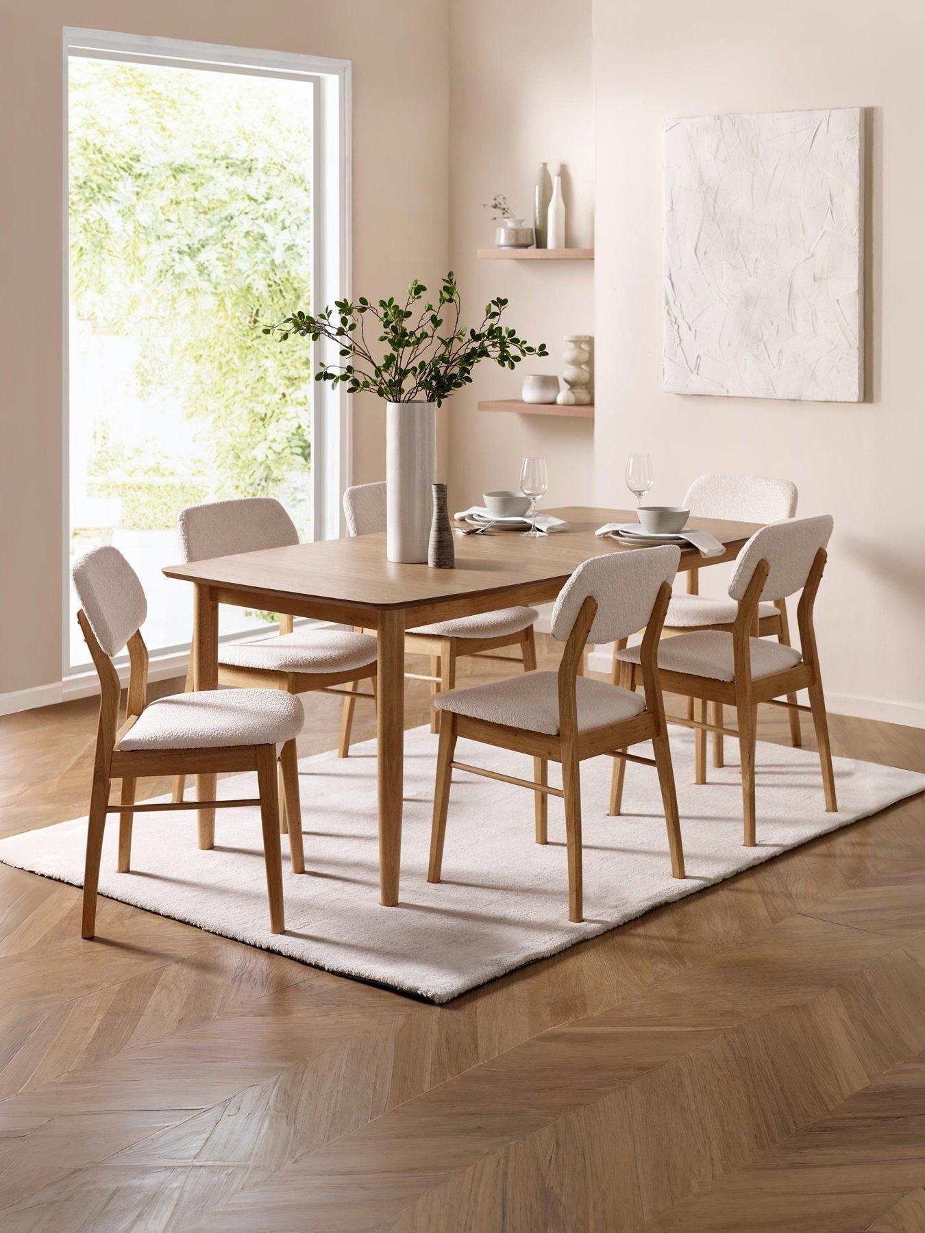 Image 1 of 6 of Julian Bowen Theia Dining Table With Chair Options
