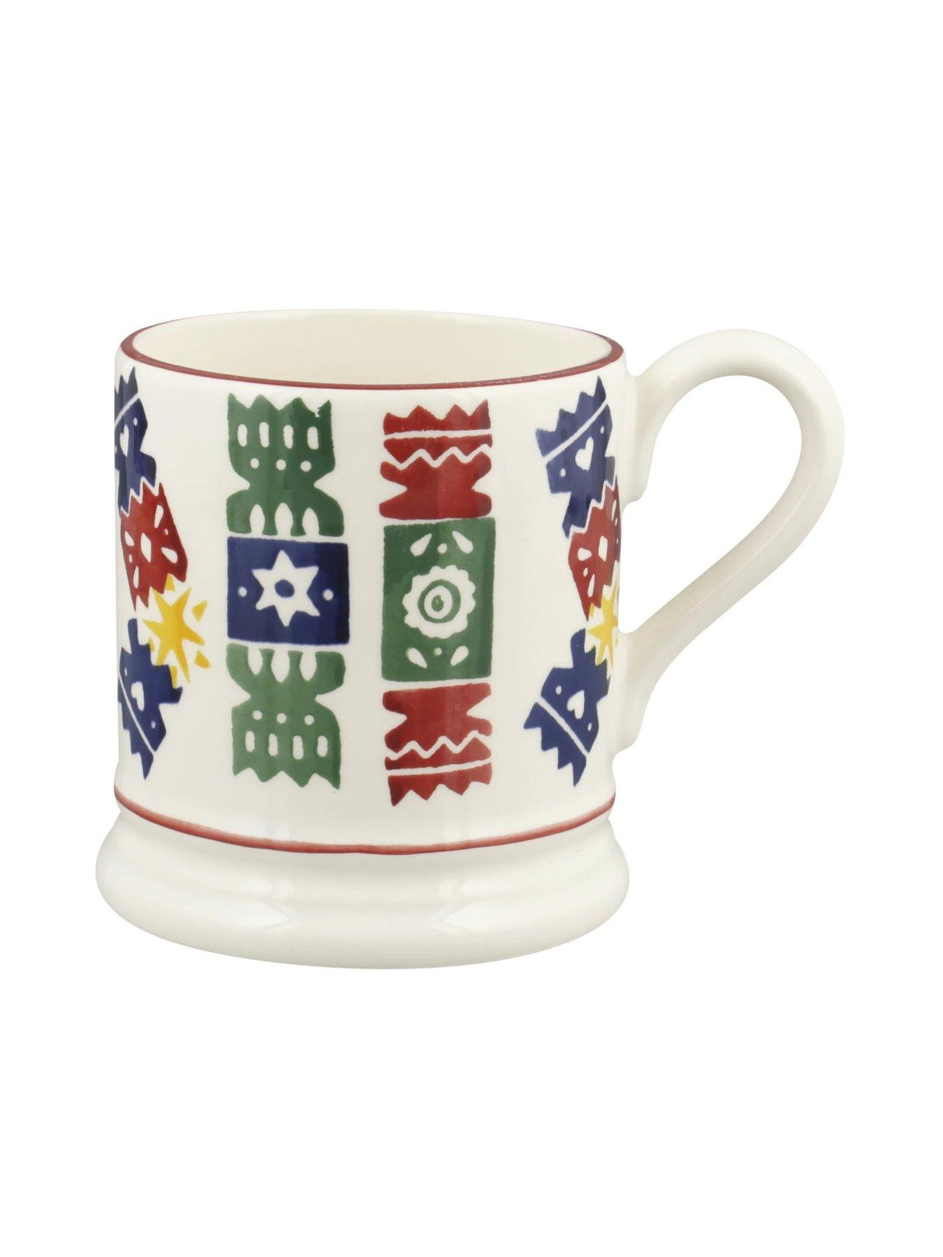Image 1 of 4 of Emma Bridgewater Christmas Crackers Single 1/2 Pint Mug