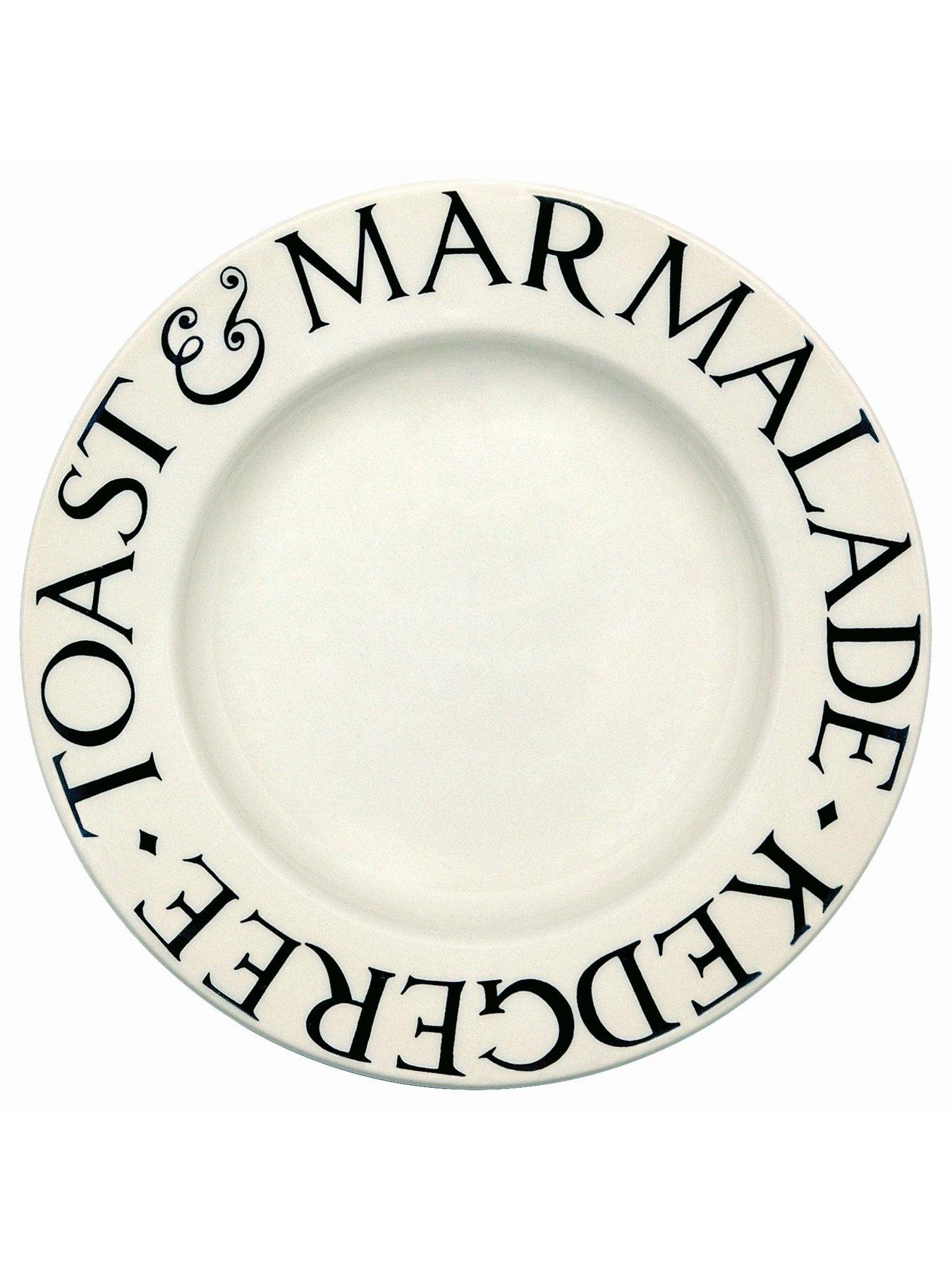 Image 1 of 3 of Emma Bridgewater Black & Toast 8.5 Inch Plate