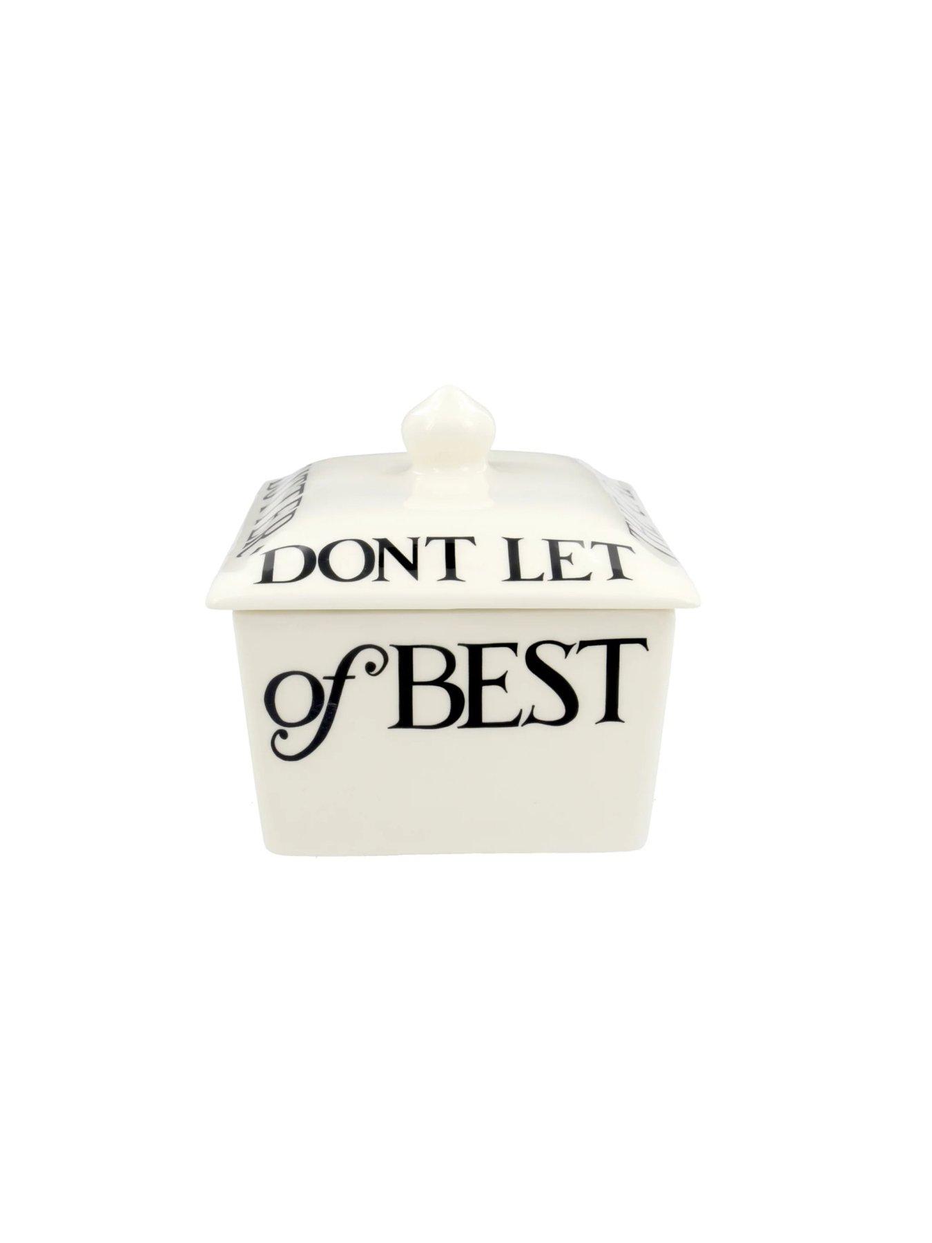 Image 4 of 6 of Emma Bridgewater Black &amp; Toast Butterdish