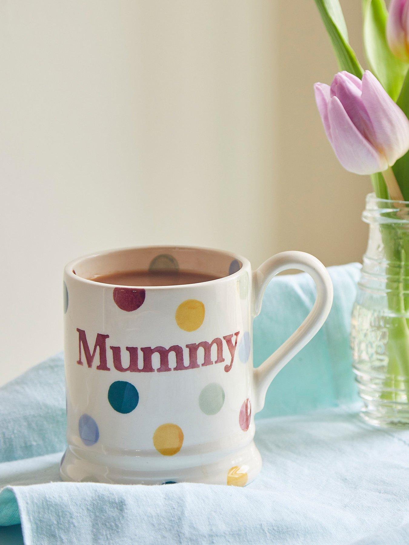 Image 1 of 5 of Emma Bridgewater Polka Dot Mummy Single 1/2 Pint Mug