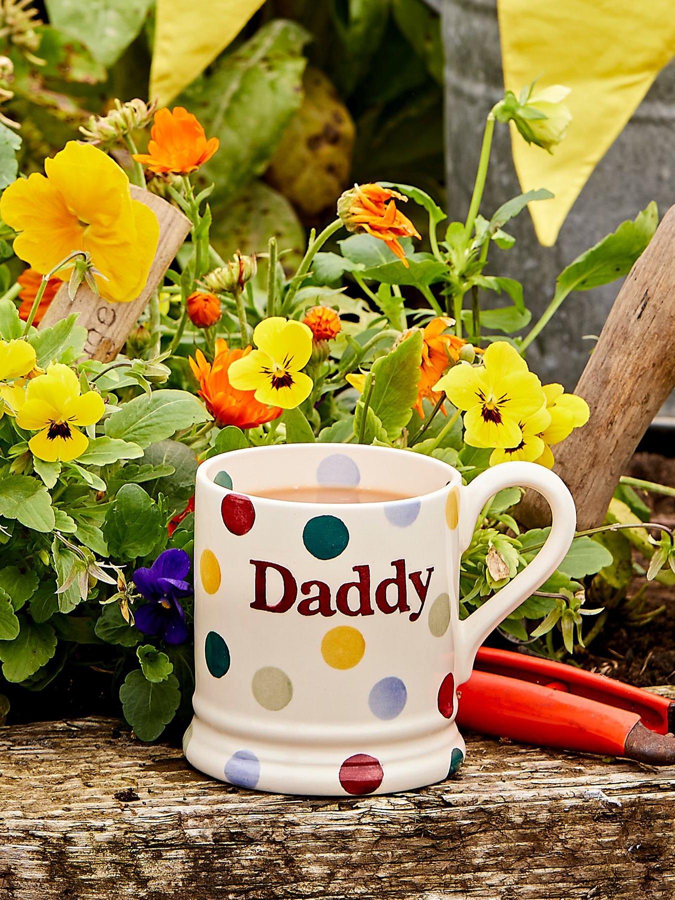 Image 1 of 5 of Emma Bridgewater Polka Dot Daddy Single 1/2 Pint Mug
