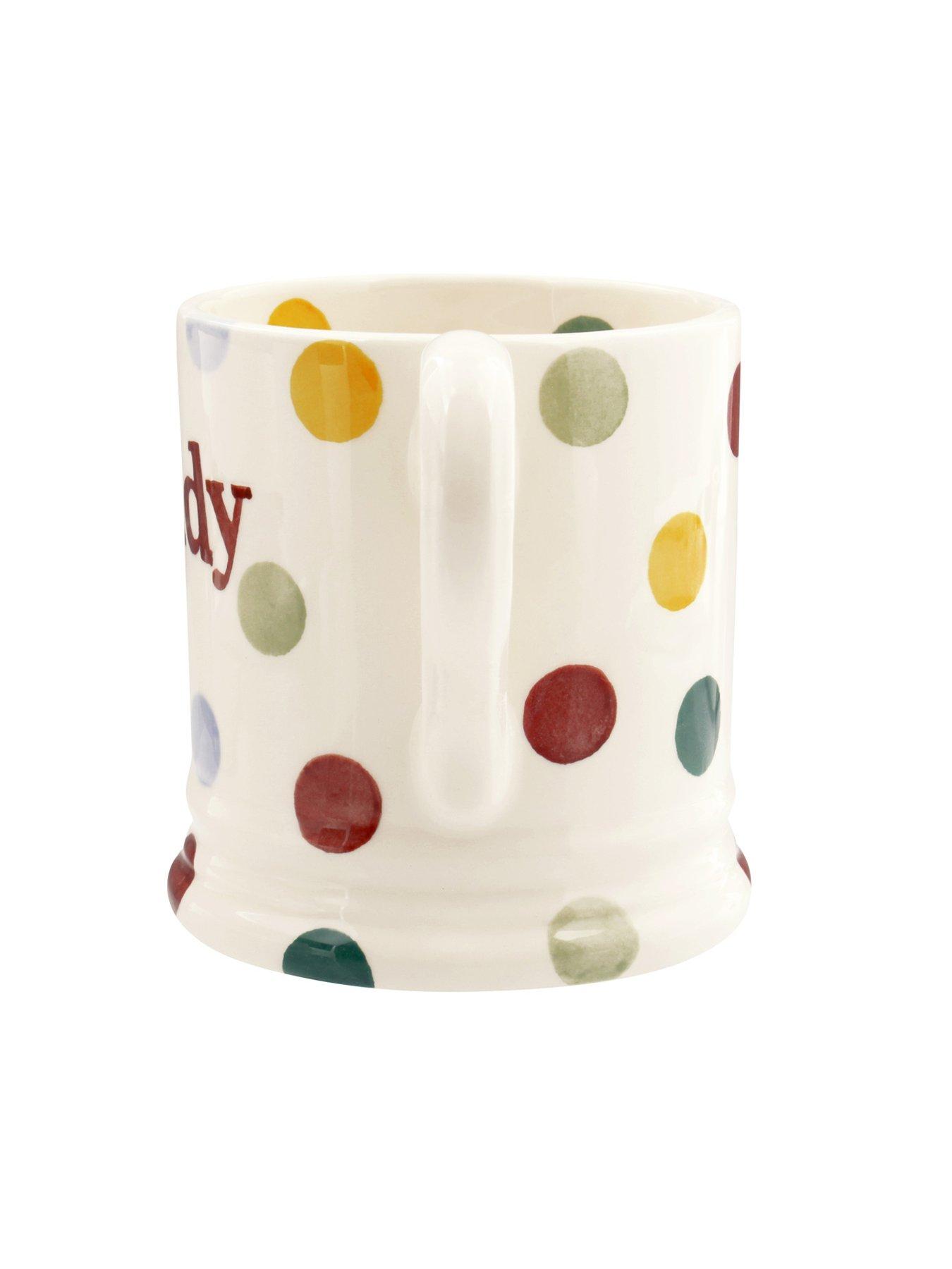 Image 3 of 5 of Emma Bridgewater Polka Dot Daddy Single 1/2 Pint Mug